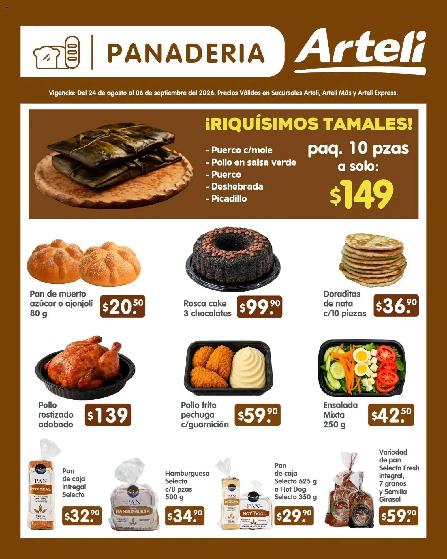 Nuevas ofertas de Arteli válidas en toda la República Mexicana desde el 24/08/2026. ¡Encuentra las mejores ofertas en Arteli folleto Quincenal! | Página: 7