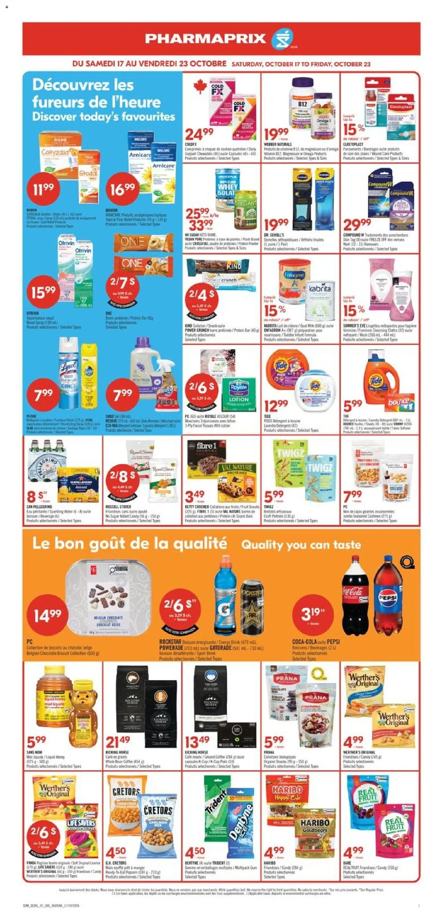 Pharmaprix flyer valid from Oct 17, 2026 | Page: 18