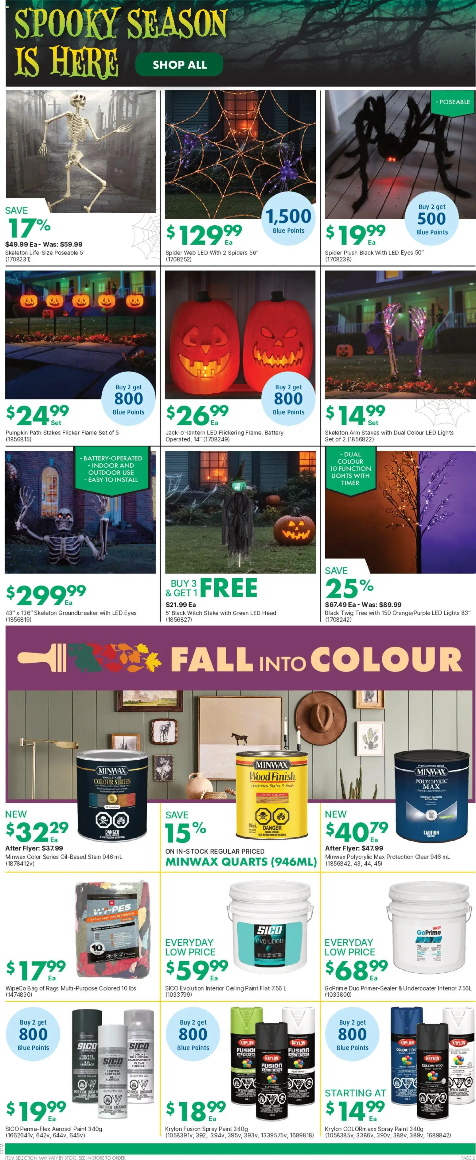 Kent flyer valid from Oct 1, 2026 | Page: 3 | Products: Bag, Battery, Pumpkin