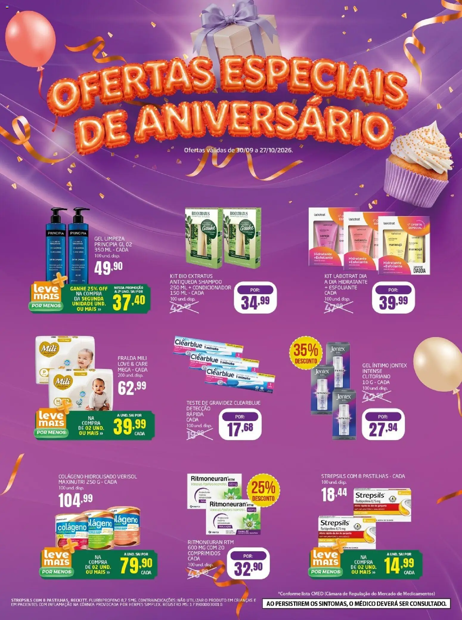 Cooper Folheto - válido de 30/09/2026 | Página: 3 | Produtos: Shampoo, Colágeno, Gel íntimo, Teste de gravidez