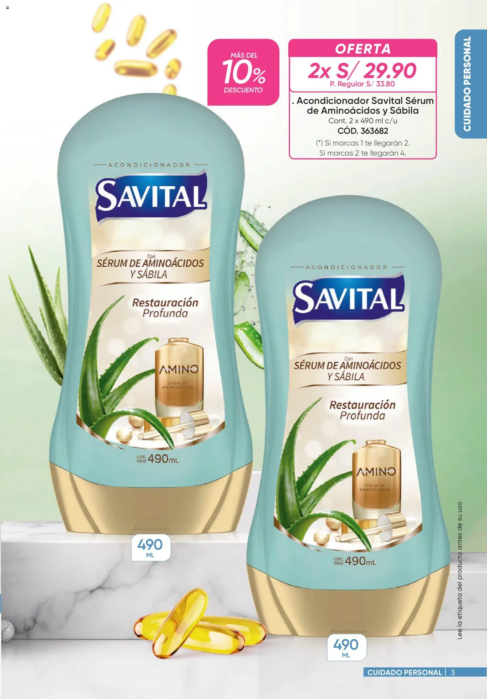 Catálogo Azzorti válido desde 27/07/2026 | Página: 3 | Productos: Acondicionador, Té