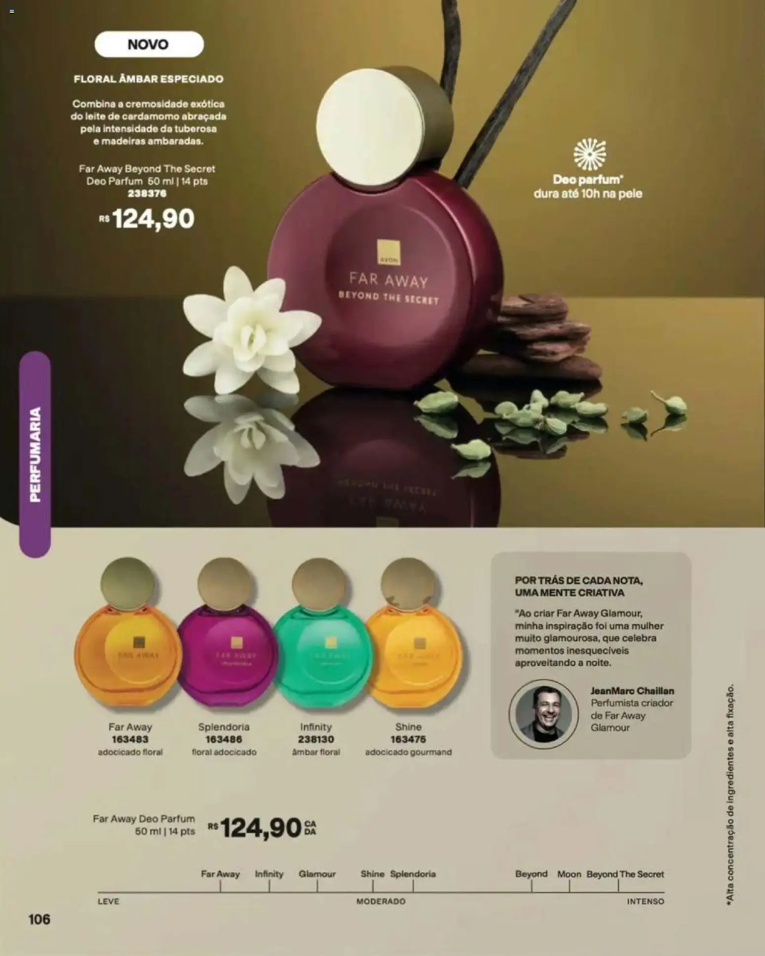Avon Folheto - válido de 12/10/2026 | Página: 106 | Produtos: Madeiras, Cardamomo, Leite