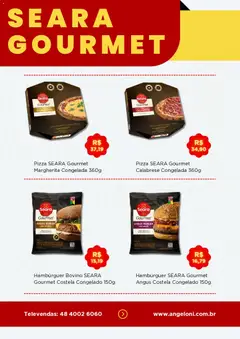Angeloni - Ofertas da semana - Pré-Visualização do folheto da loja Angeloni, válido de 14.05.2026 | Página: 4 | Produtos: Pizza, Carne, Hambúrguer