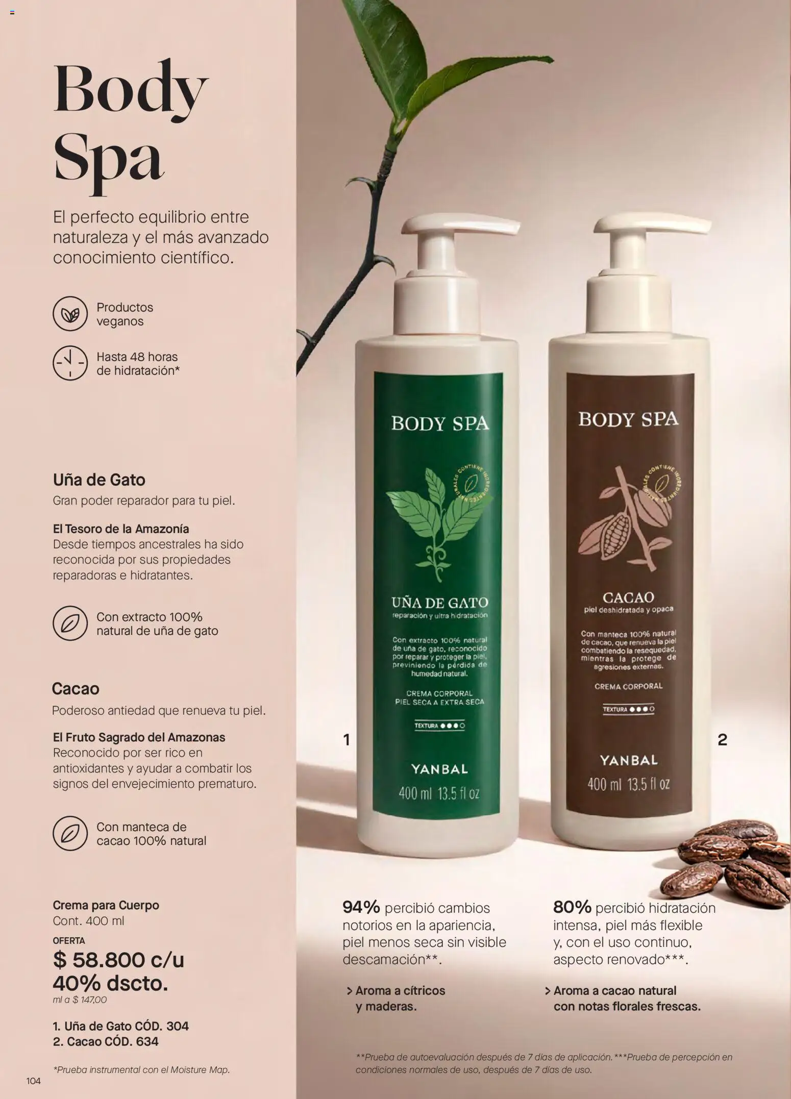 Yanbal revista - valida desde el 20/06/2026 | Página: 104 | Productos: Crema, Body, Manteca