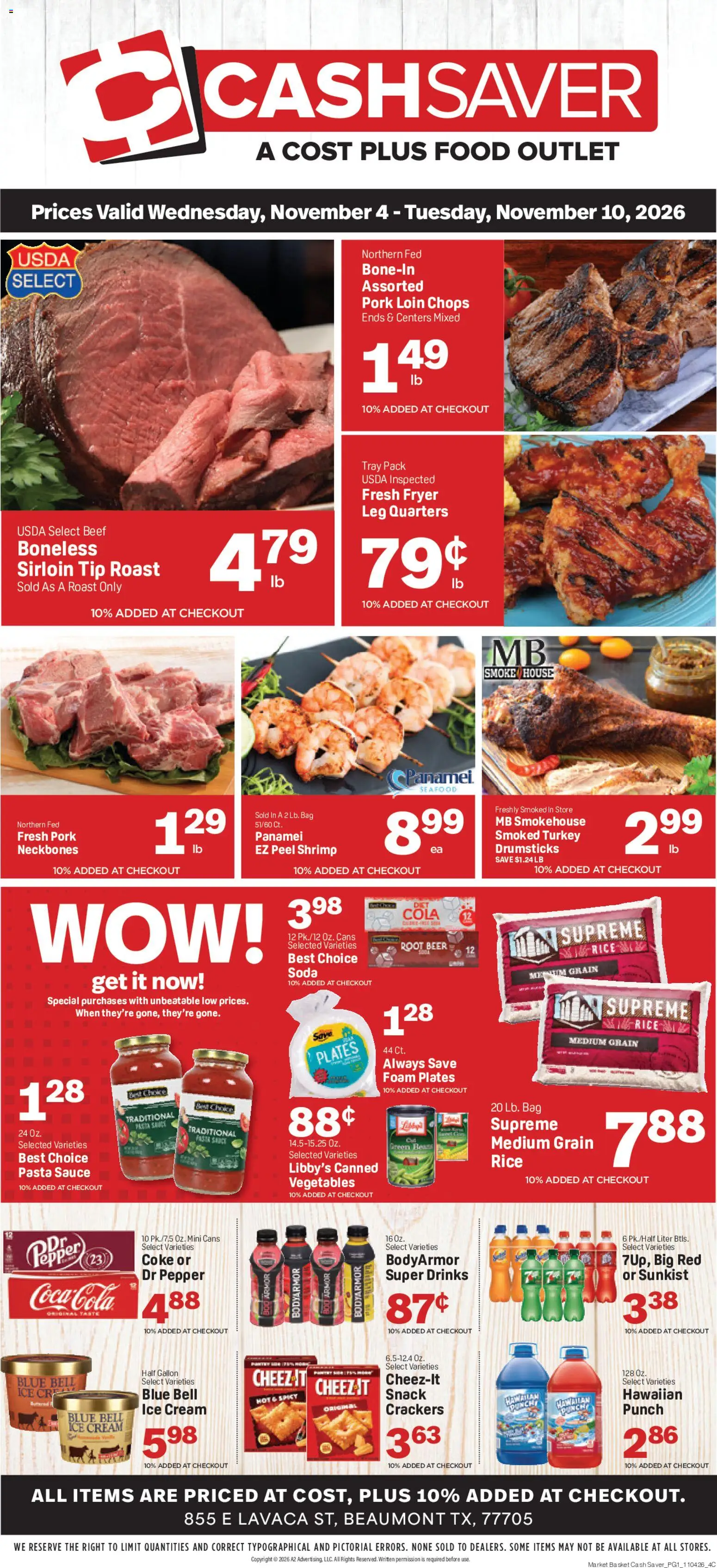 Market Basket Cash Saver Weekly Ad - valid from 11/04/2026 | Page: 1