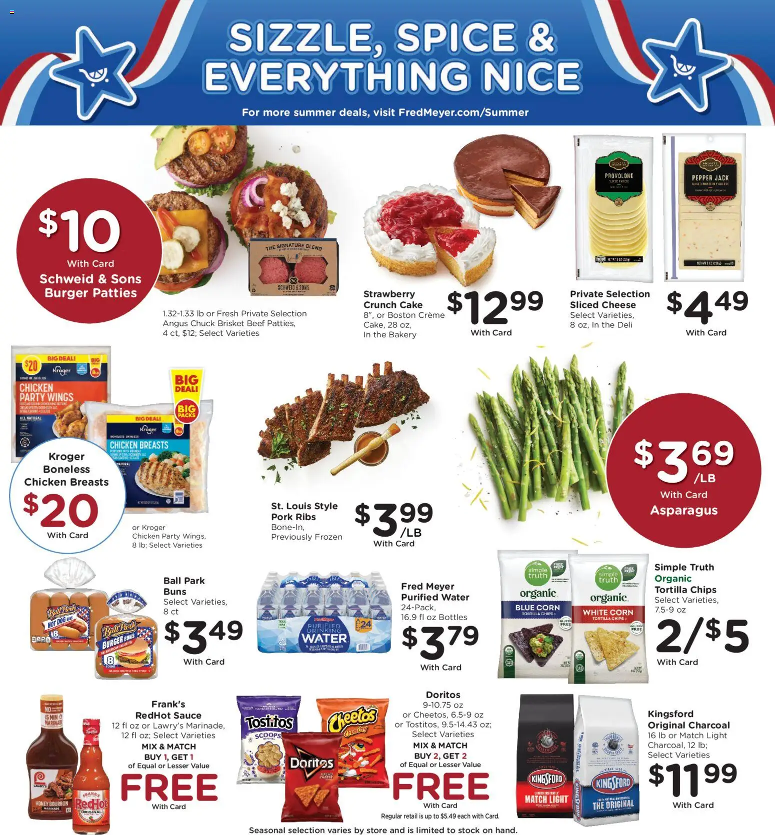Fred Meyer Weekly Ad - valid from 08/05/2026 | Page: 13 | Products: Corn, Chips, Water, Sauce