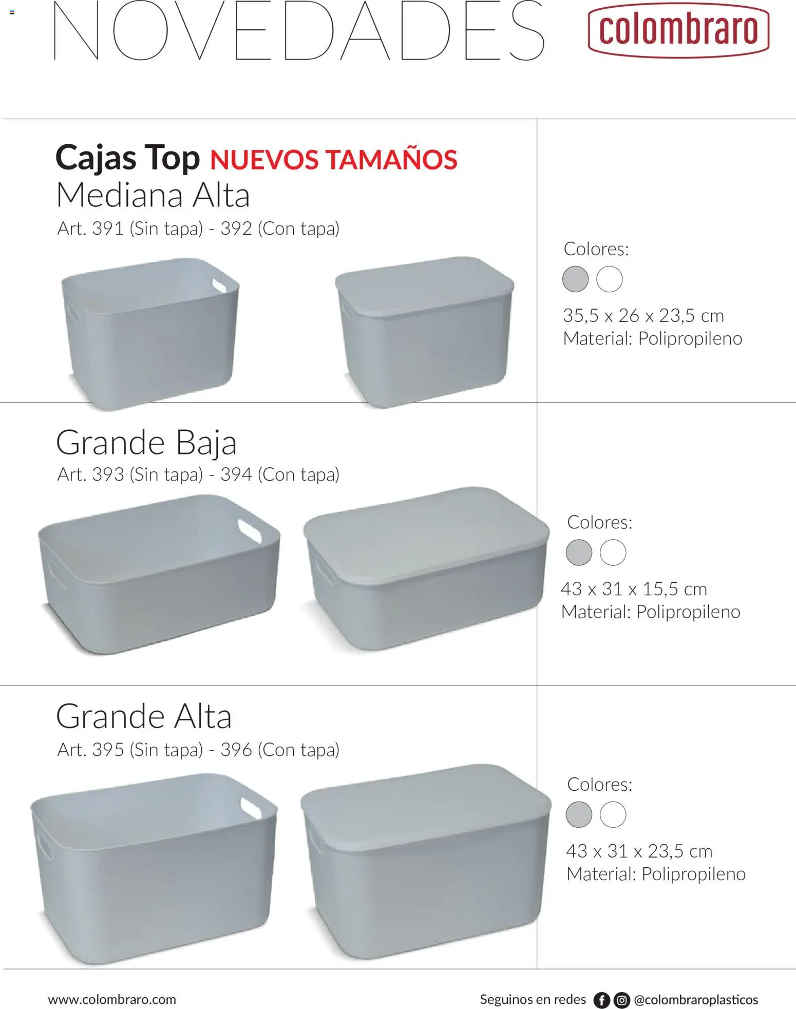 Colombraro - Novedades 2026 │ válido desde el 01/09/2026 | Página: 8 | Productos: Top