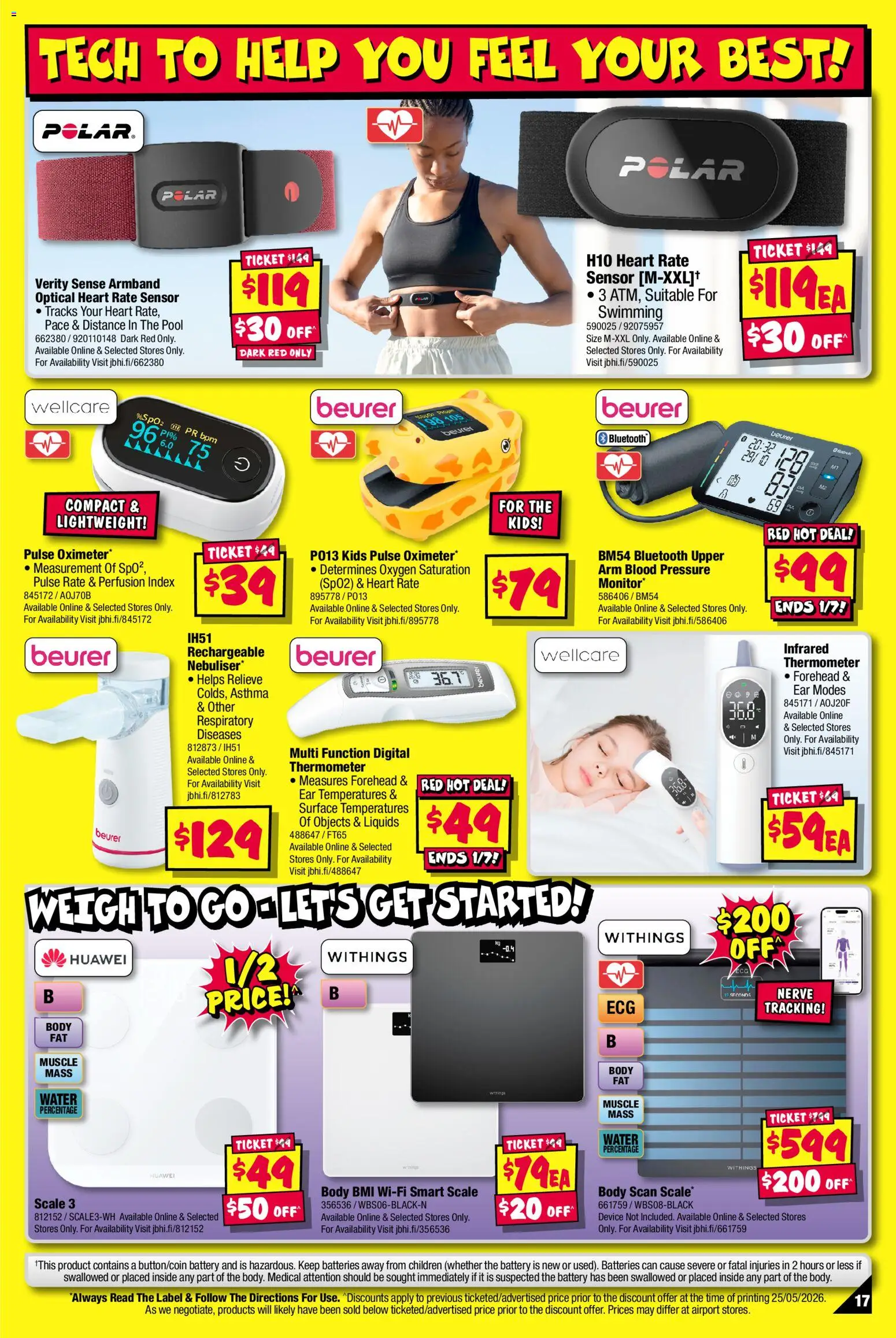 JB Hi-Fi catalogue - valid from 10.06.2026 | Page: 17 | Products: Battery, Water, Batteries, Pulse Oximeter