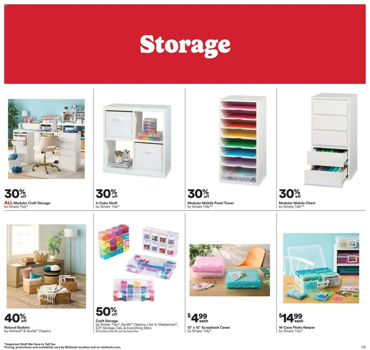 Michaels flyer valid from Jul 19, 2026 | Page: 4 | Products: Shelf