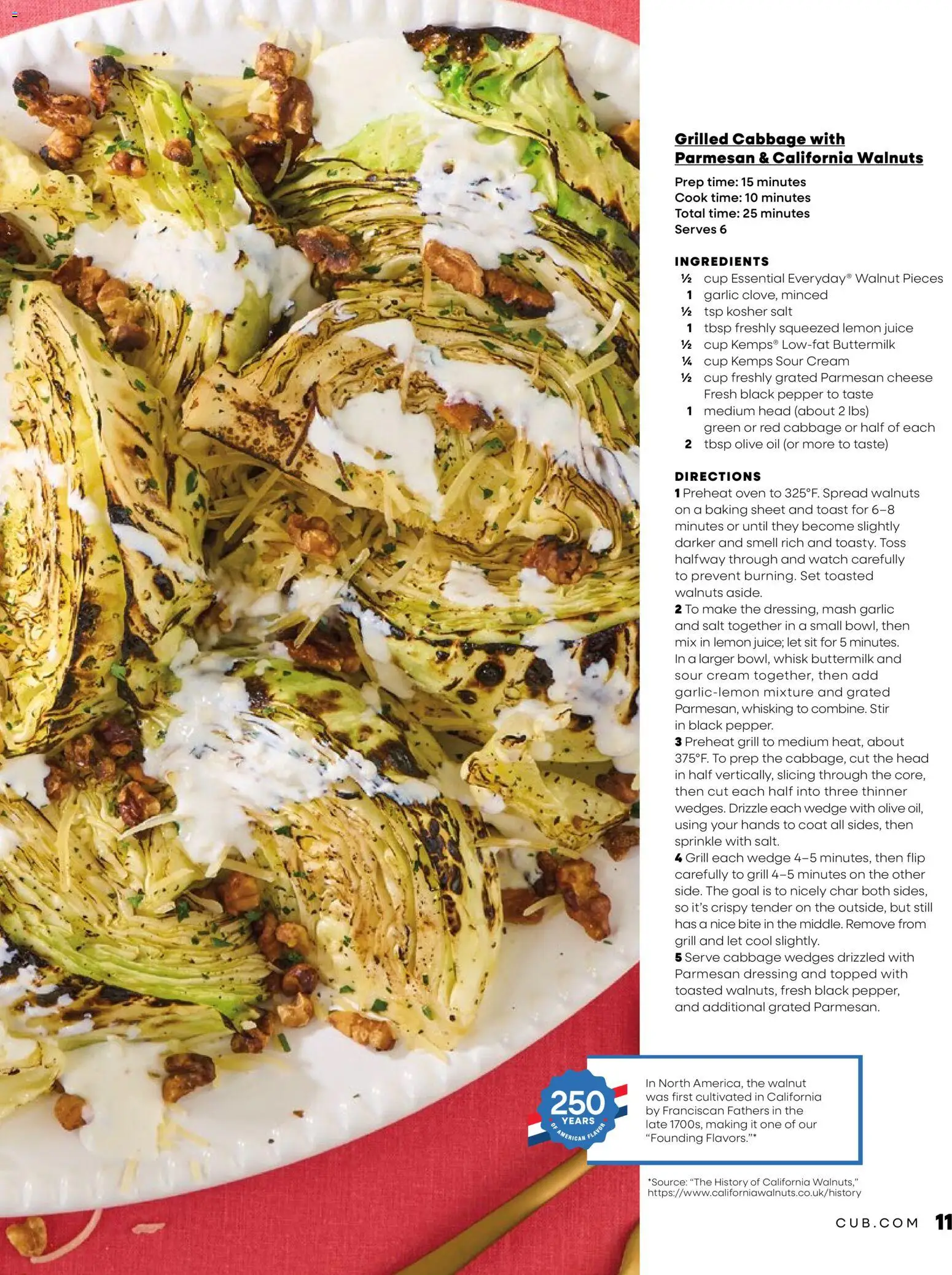 Cub Foods Magazine - valid from 06/01/2026 | Page: 11 | Products: Walnuts, Cream, Parmesan, Oven