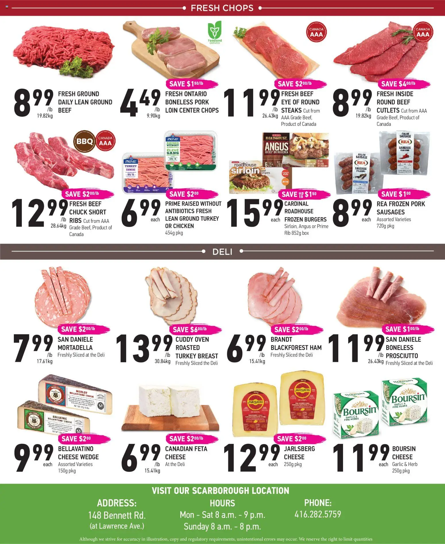 Coppas Fresh Market flyer valid from 04.06.2026 | Page: 4 | Products: Oven, Box, Cheese, Pork