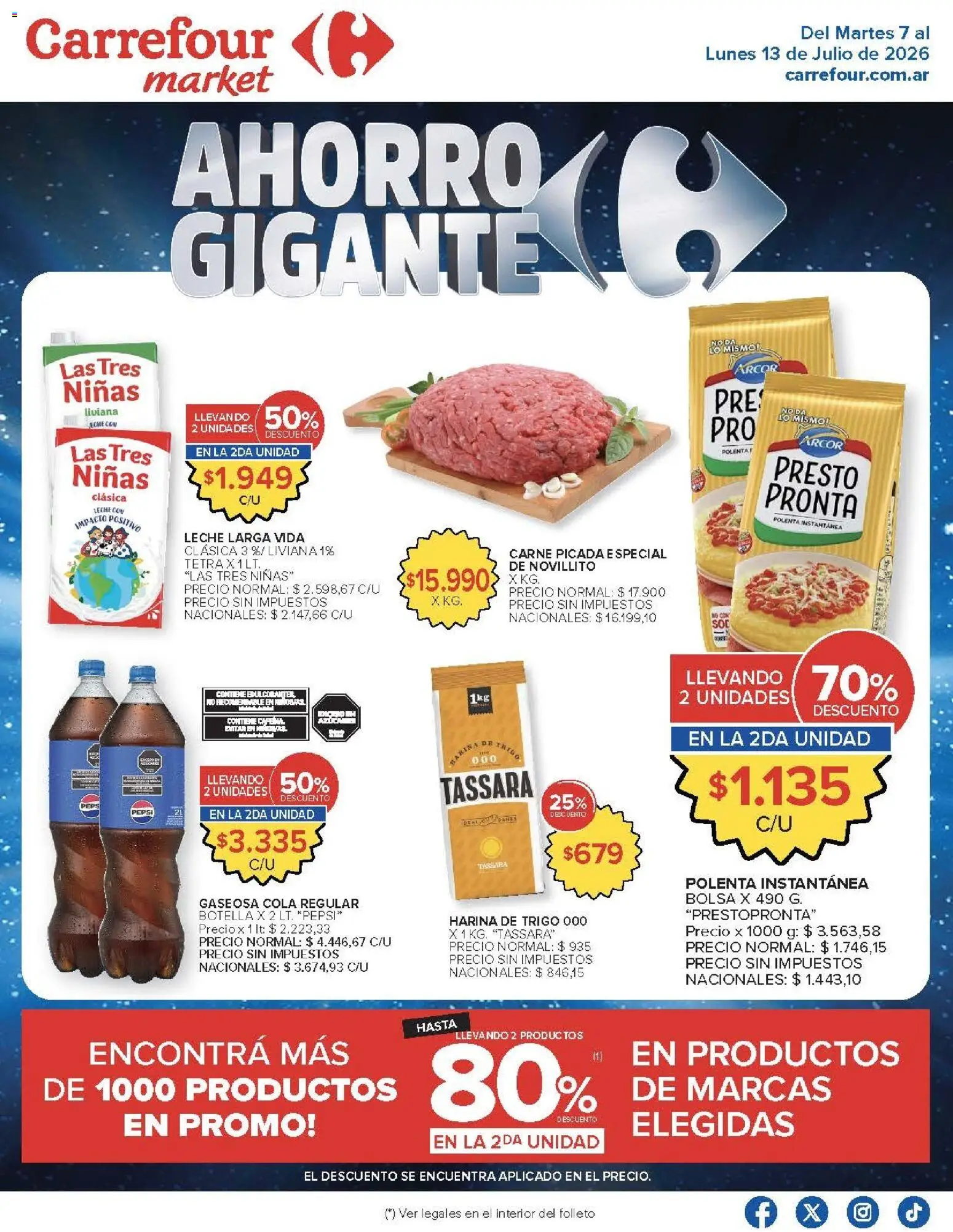 Carrefour Market catálogo │ válido desde el 07/07/2026 | Página: 1
