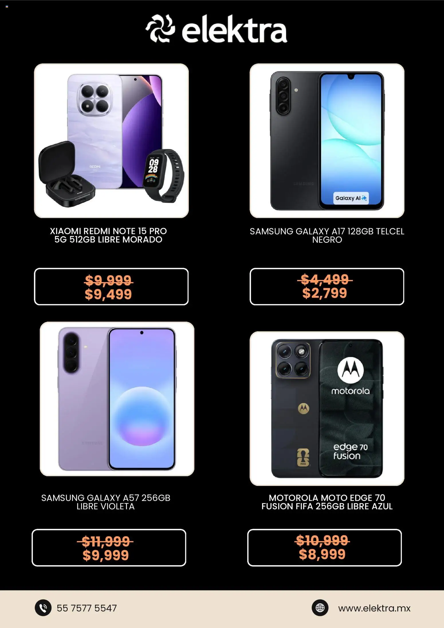 Nuevas ofertas de Elektra válidas en toda la República Mexicana desde el 03.06.2026. ¡Encuentra las mejores ofertas en Elektra catálogo! | Página: 2
