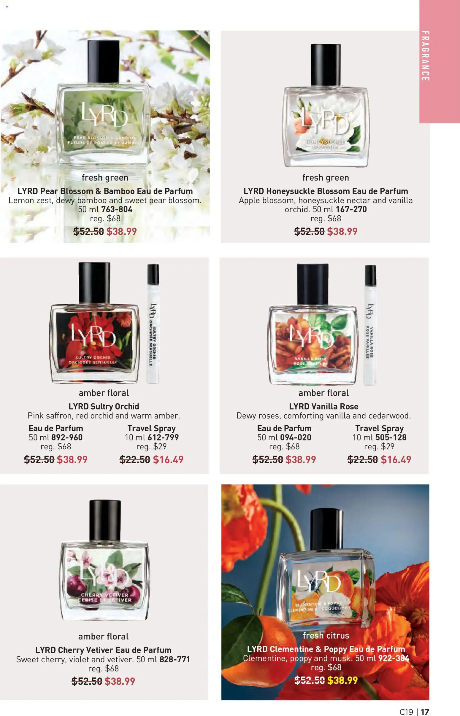 Avon flyer valid from Sep 9, 2026 | Page: 17 | Products: Citrus, Fragrance, Orchid, Vanilla