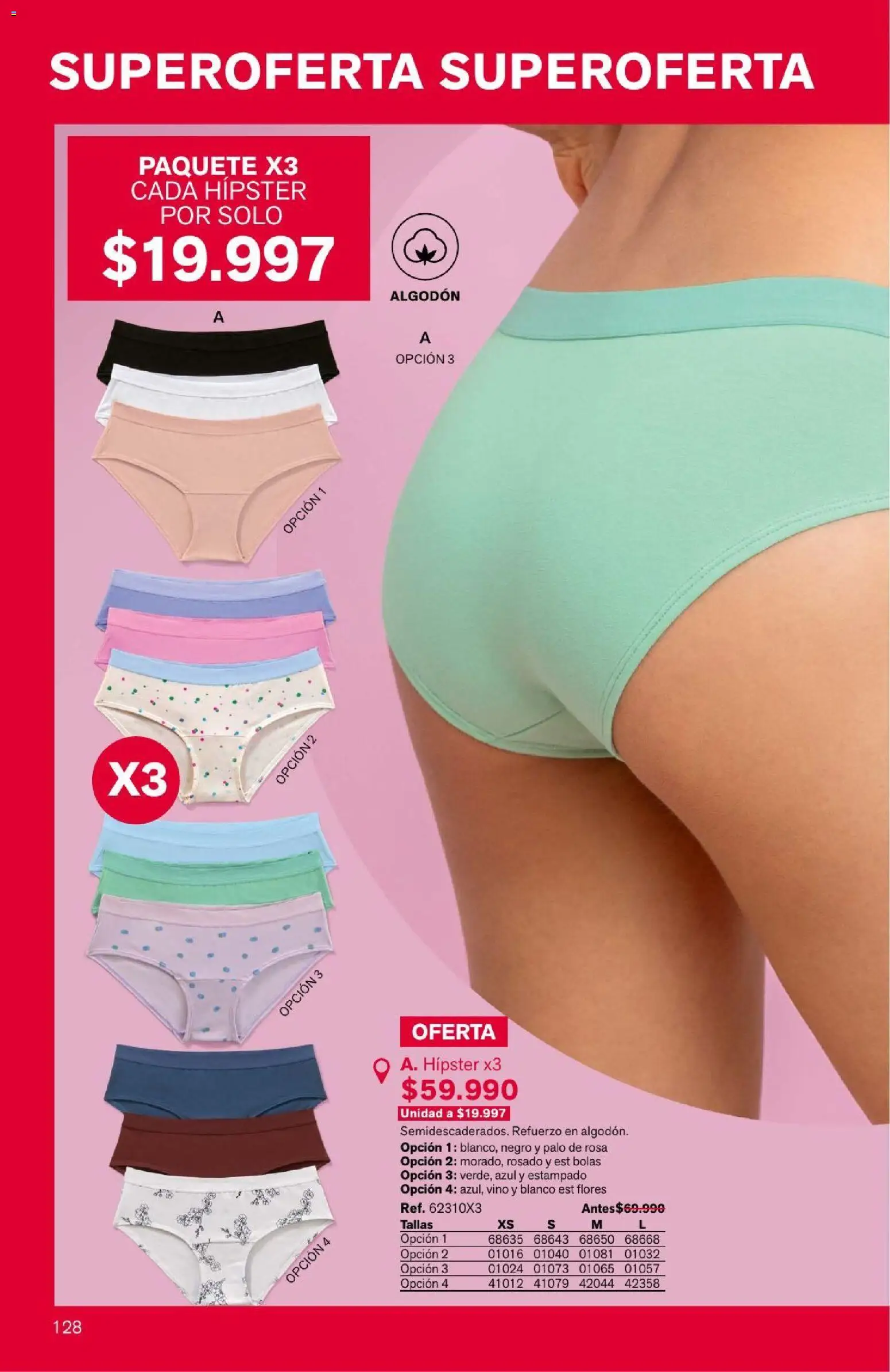 Leonisa revista - valida desde el 04/08/2026 | Página: 128 | Productos: Algodón, Vino
