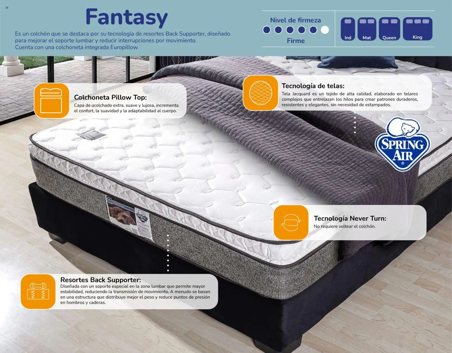 Nuevas ofertas de Muebles Dico válidas en toda la República Mexicana desde el 01.05.2026. ¡Encuentra las mejores ofertas en Muebles Dico catálogo Colchones! | Página: 22 | Productos: Colchoneta, Colchón, Top, Acolchado