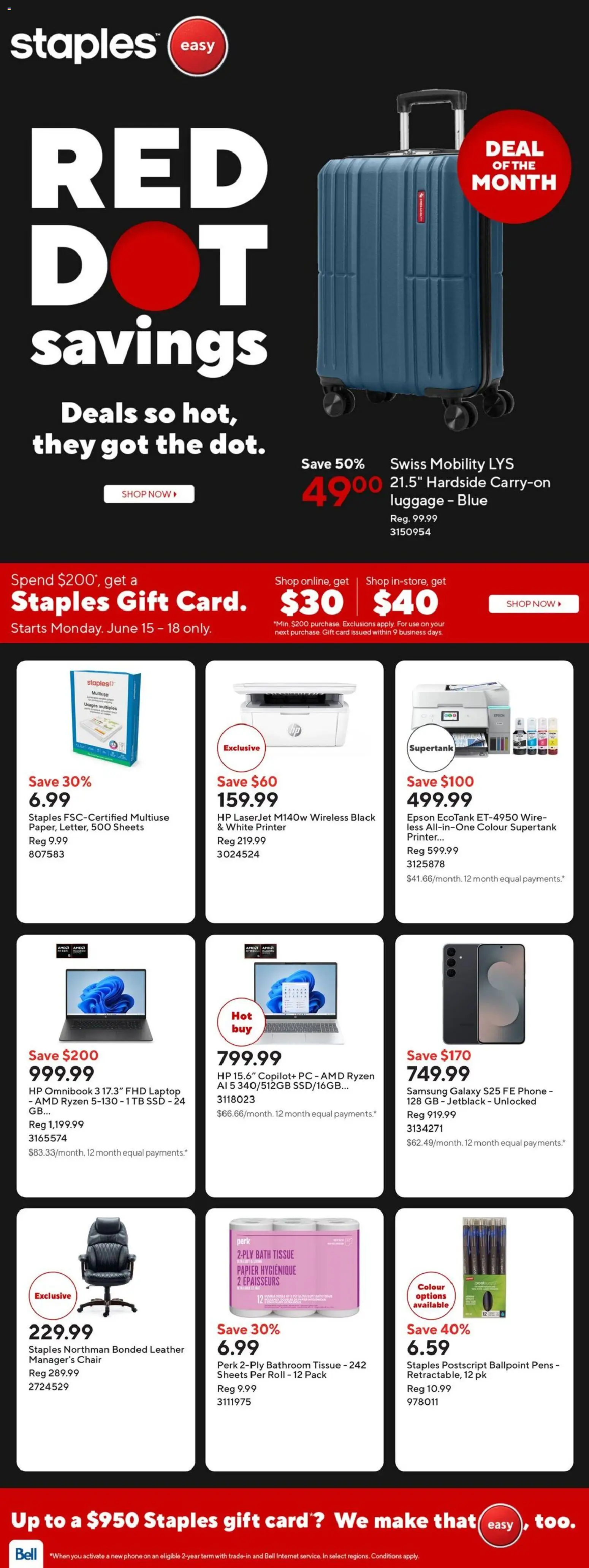 Staples flyer valid from 12.06.2026 | Page: 1