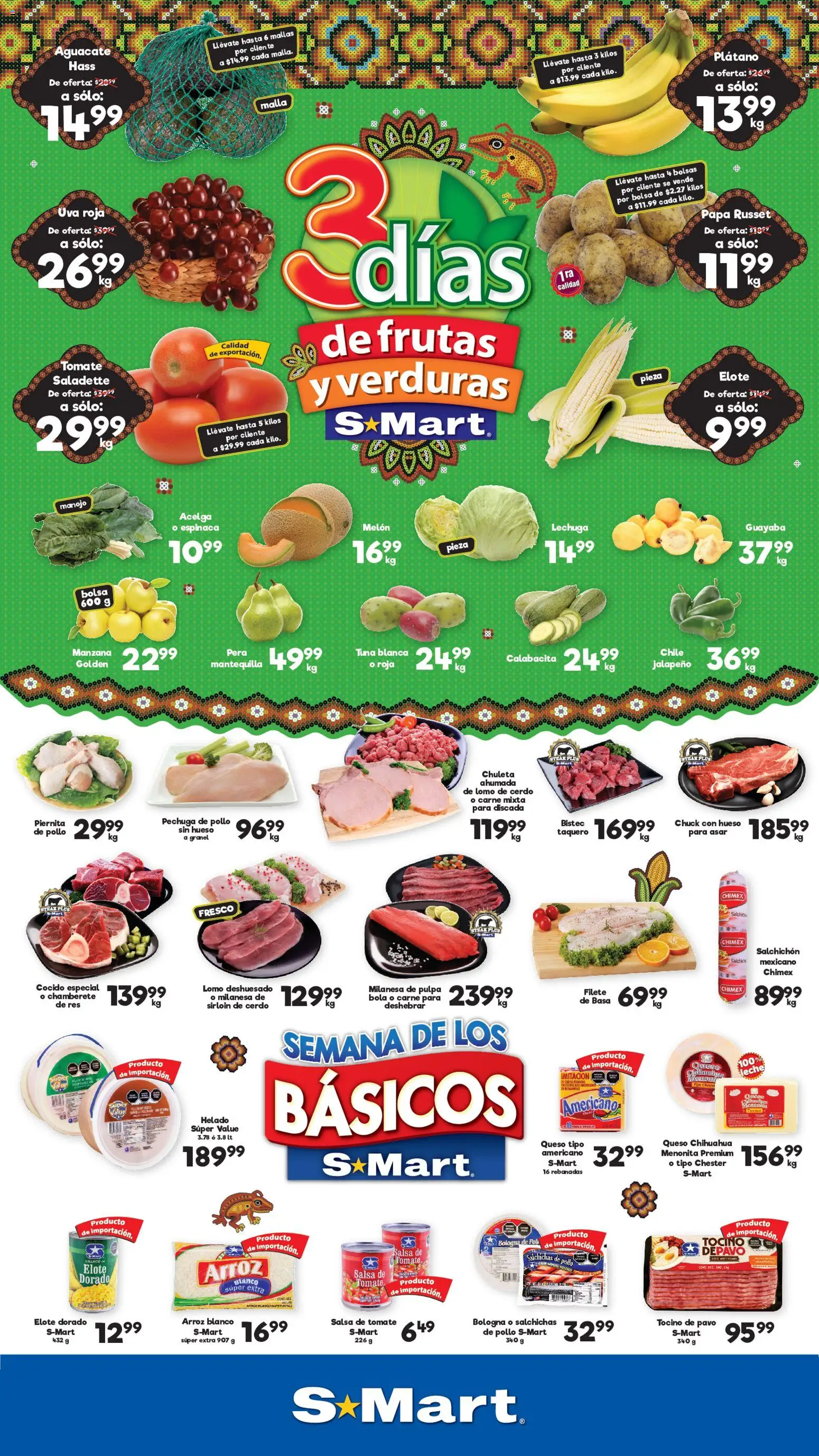 Nuevas ofertas de S-Mart válidas en toda la República Mexicana desde el 08/09/2026. ¡Encuentra las mejores ofertas en S-Mart folleto! | Página: 1