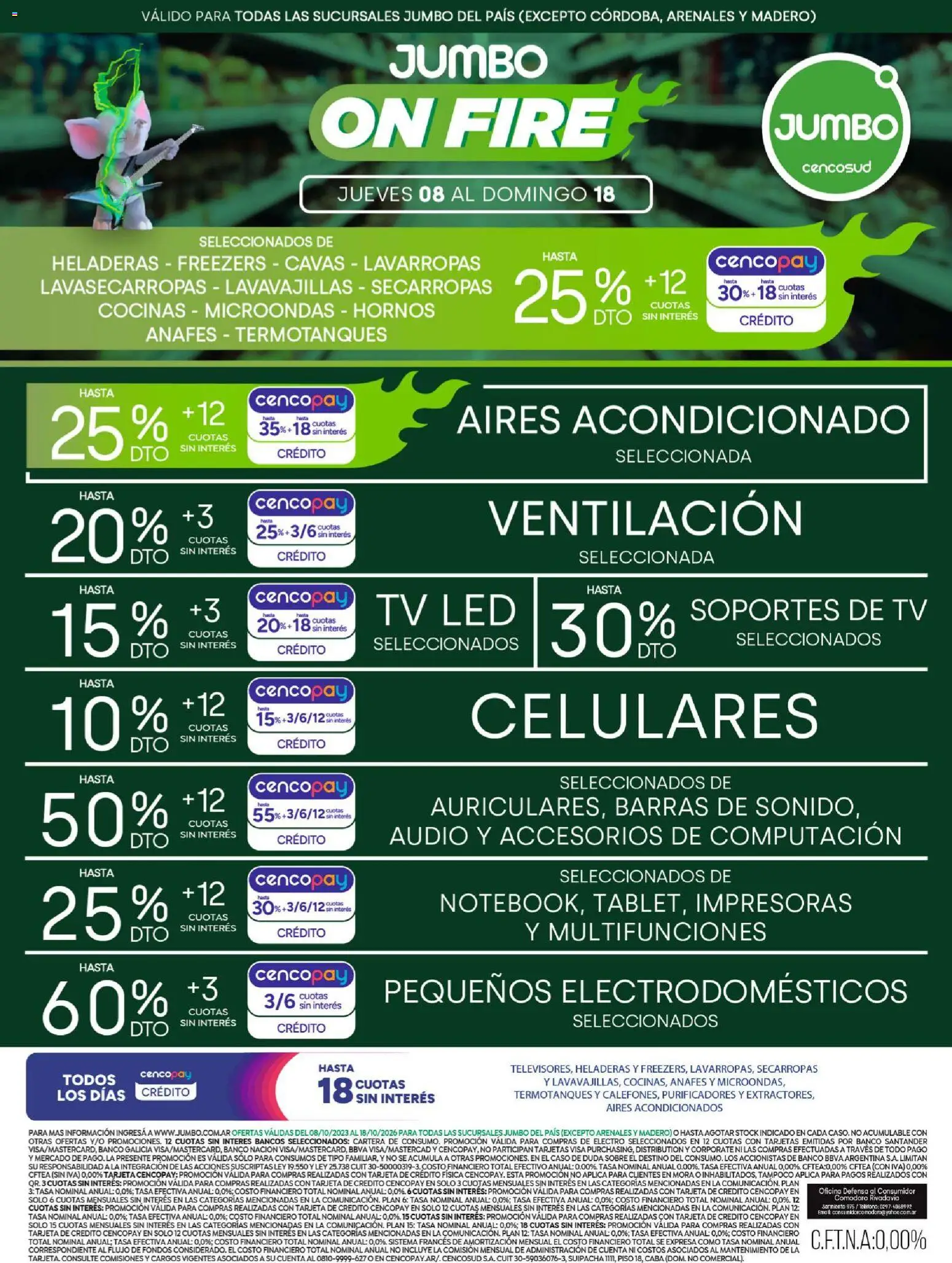 Jumbo - Ofertas   Electro y Hogar │ válido desde el 09/10/2026 | Página: 1