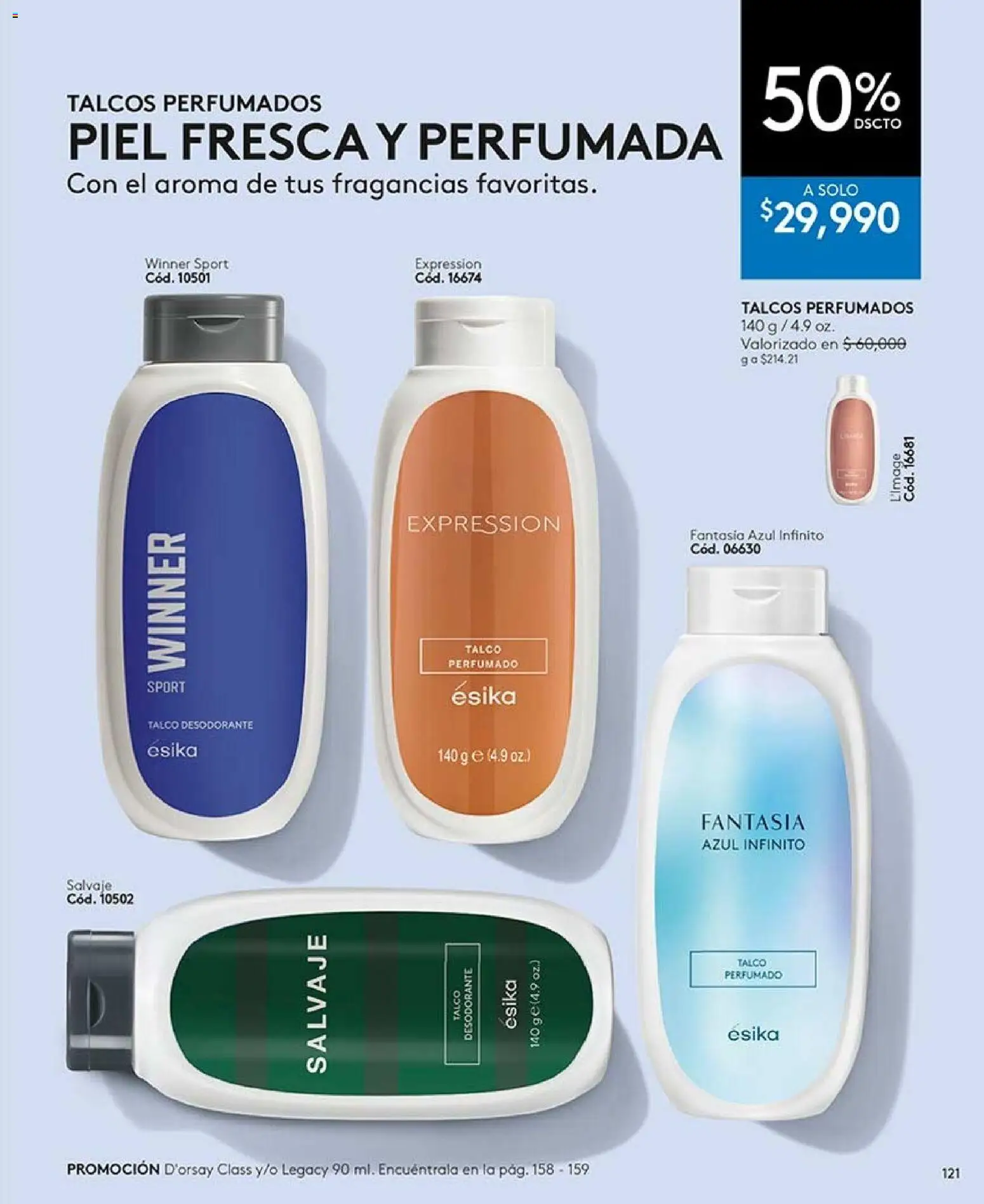 Ésika revista - valida desde el 28/08/2026 | Página: 121 | Productos: Desodorante