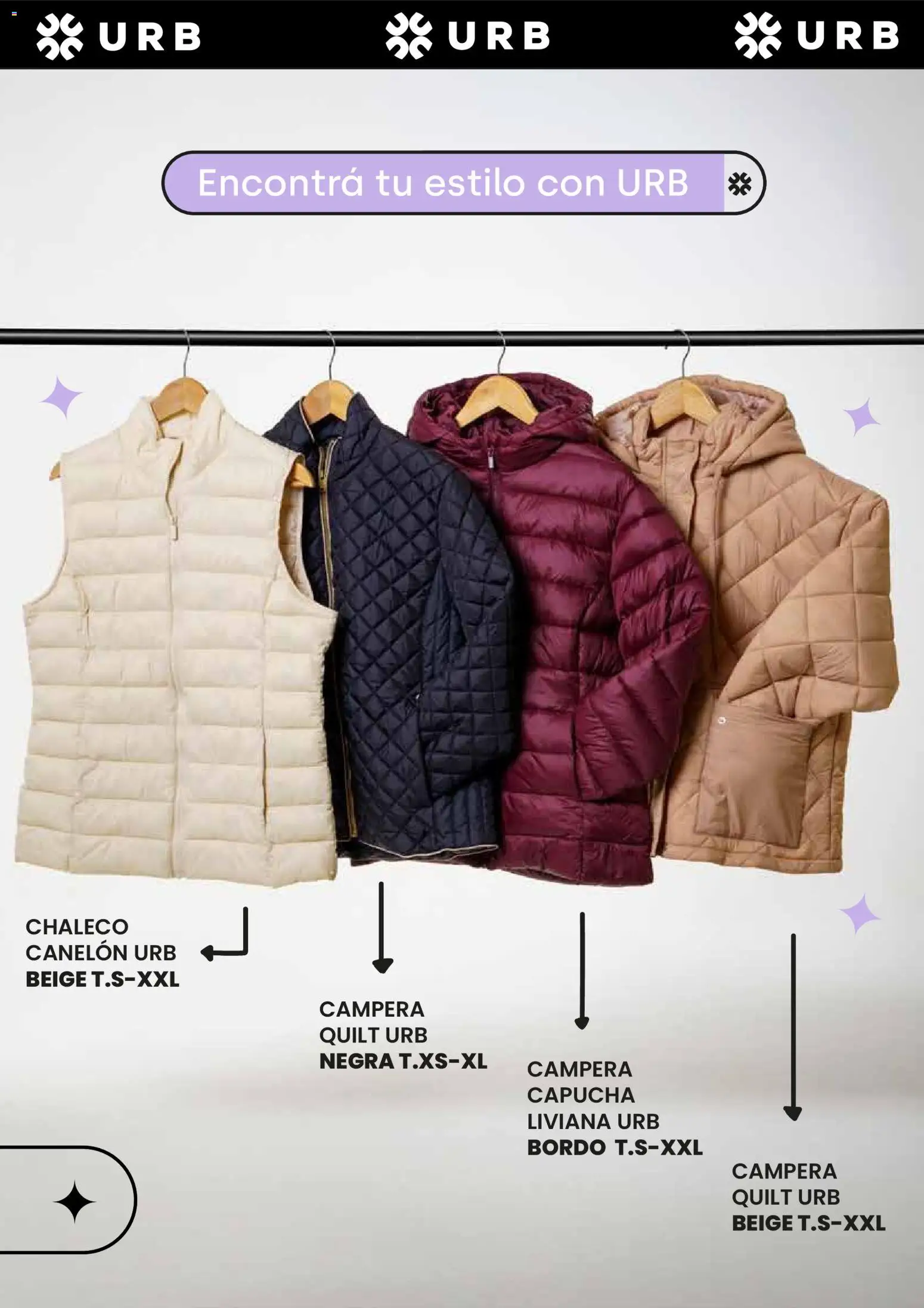 Jumbo - Catálogo URB | Otoño & Invierno │ válido desde el 17/04/2026 | Página: 14 | Productos: Campera, Chaleco