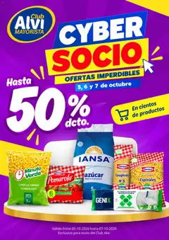 Alvi Cyber Monday válido desde el 05.10.2026