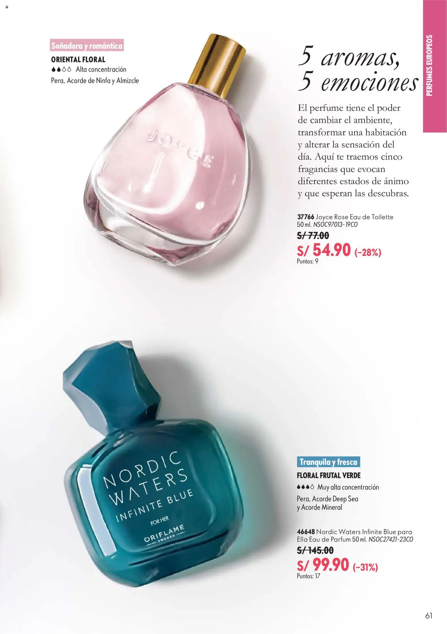 Catálogo Oriflame válido desde 24/10/2026 | Página: 61