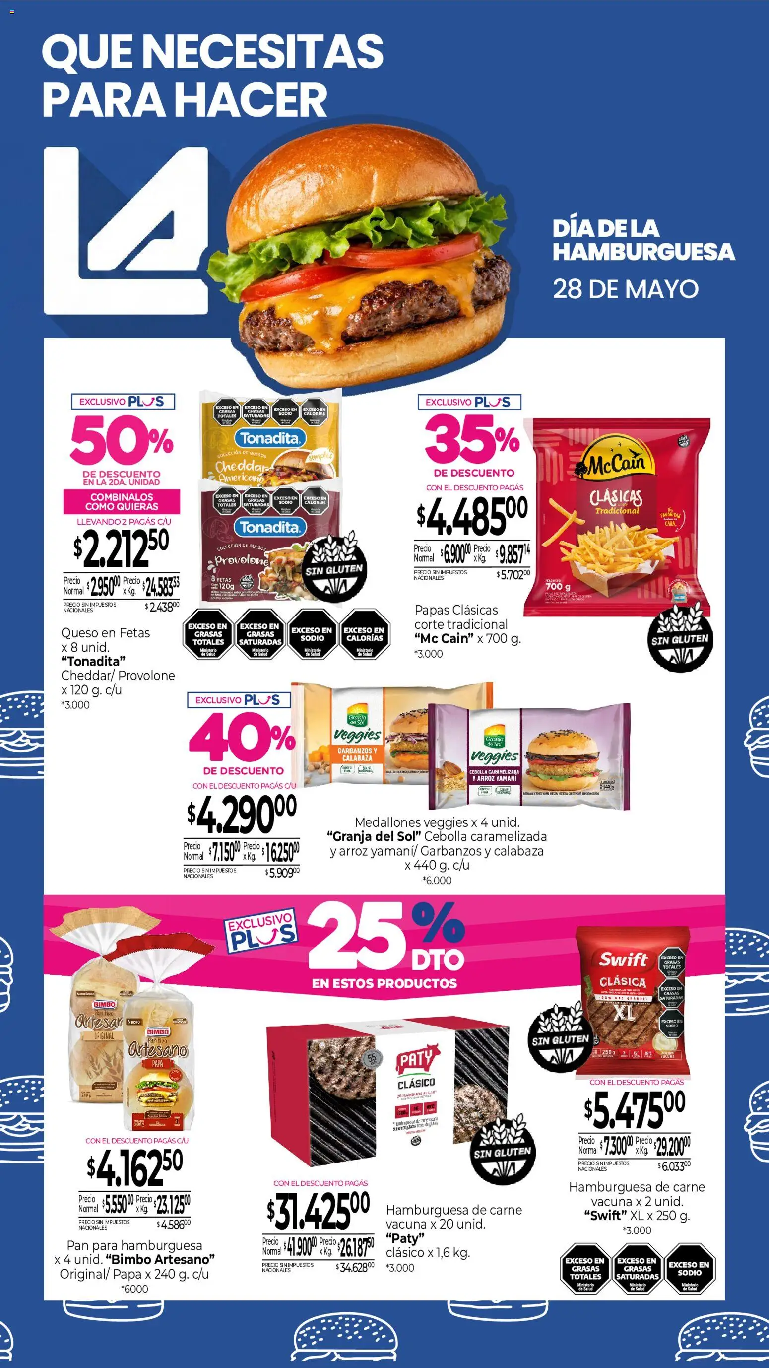 La Anonima catálogo │ válido desde el 21.05.2026 | Página: 2 | Productos: Cebolla, Papa, Garbanzos, Arroz