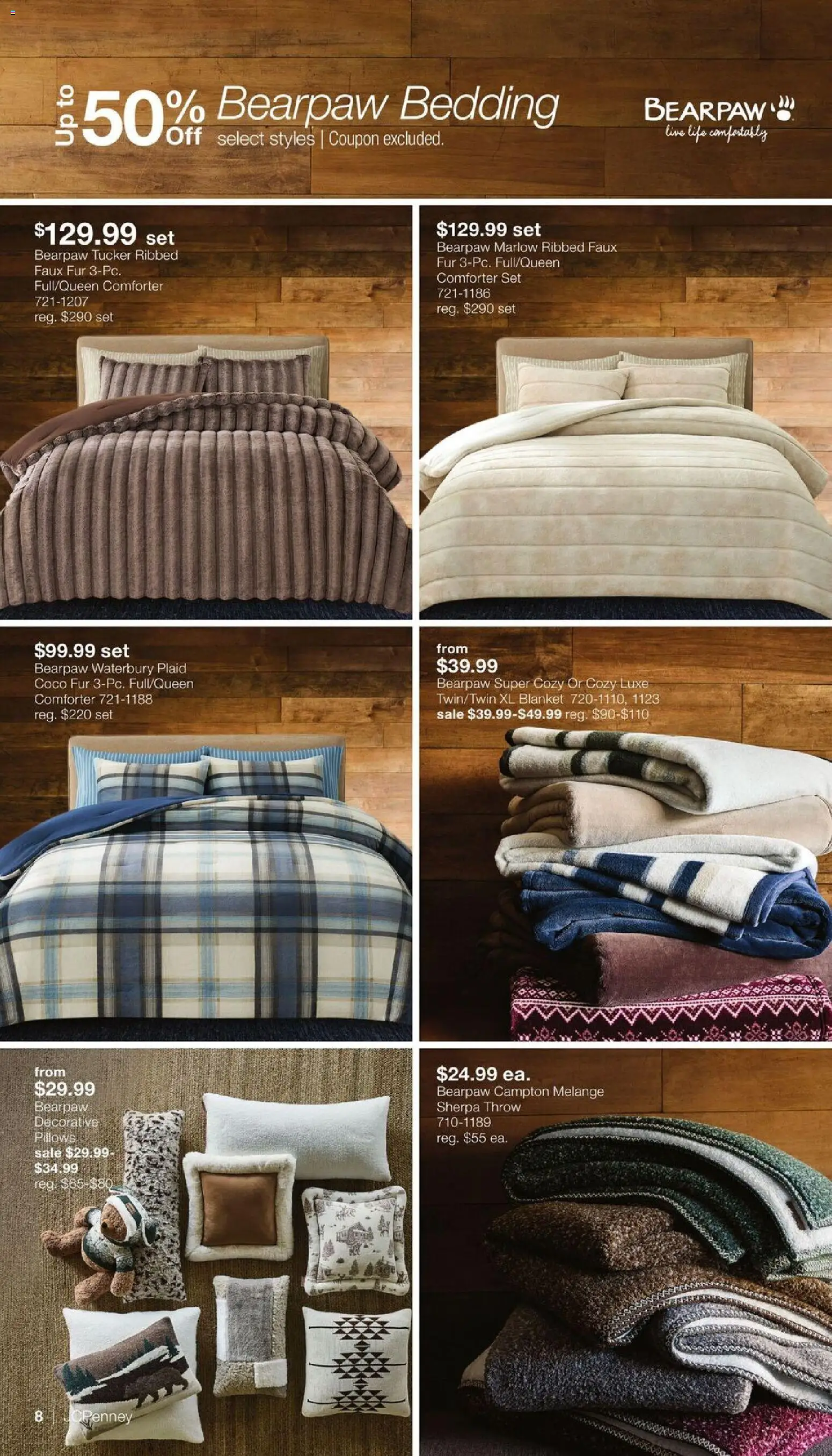 JCPenney Semi-Annual Home Sale - valid from 09/28/2026 | Page: 7 | Products: Blanket, Bedding, Comforter