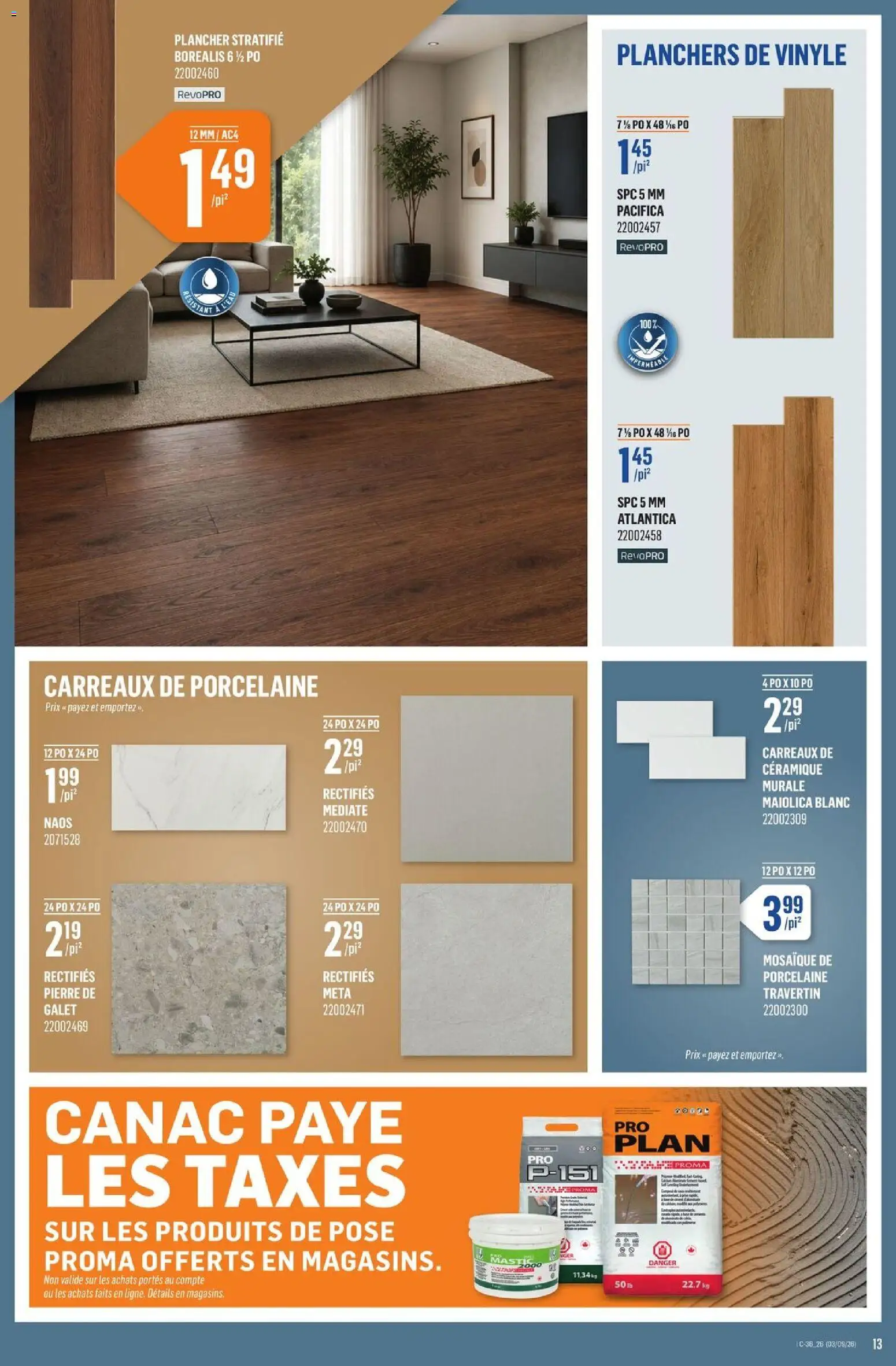 Canac flyer valid from Sep 3, 2026 | Page: 14
