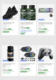 Mercado Libre Cyber Monday válido desde el 05.10.2026 | Página: 2 | Productos: Teclado, Zapatos, Curcuma, Zapatillas