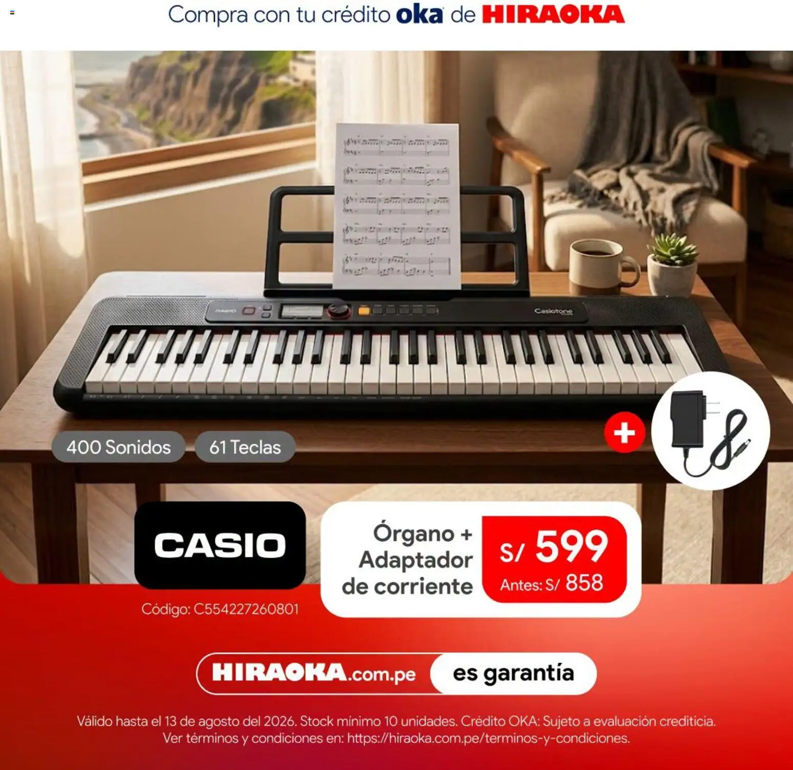 Catálogo Hiraoka válido desde 11/08/2026 | Página: 3 | Productos: Adaptador