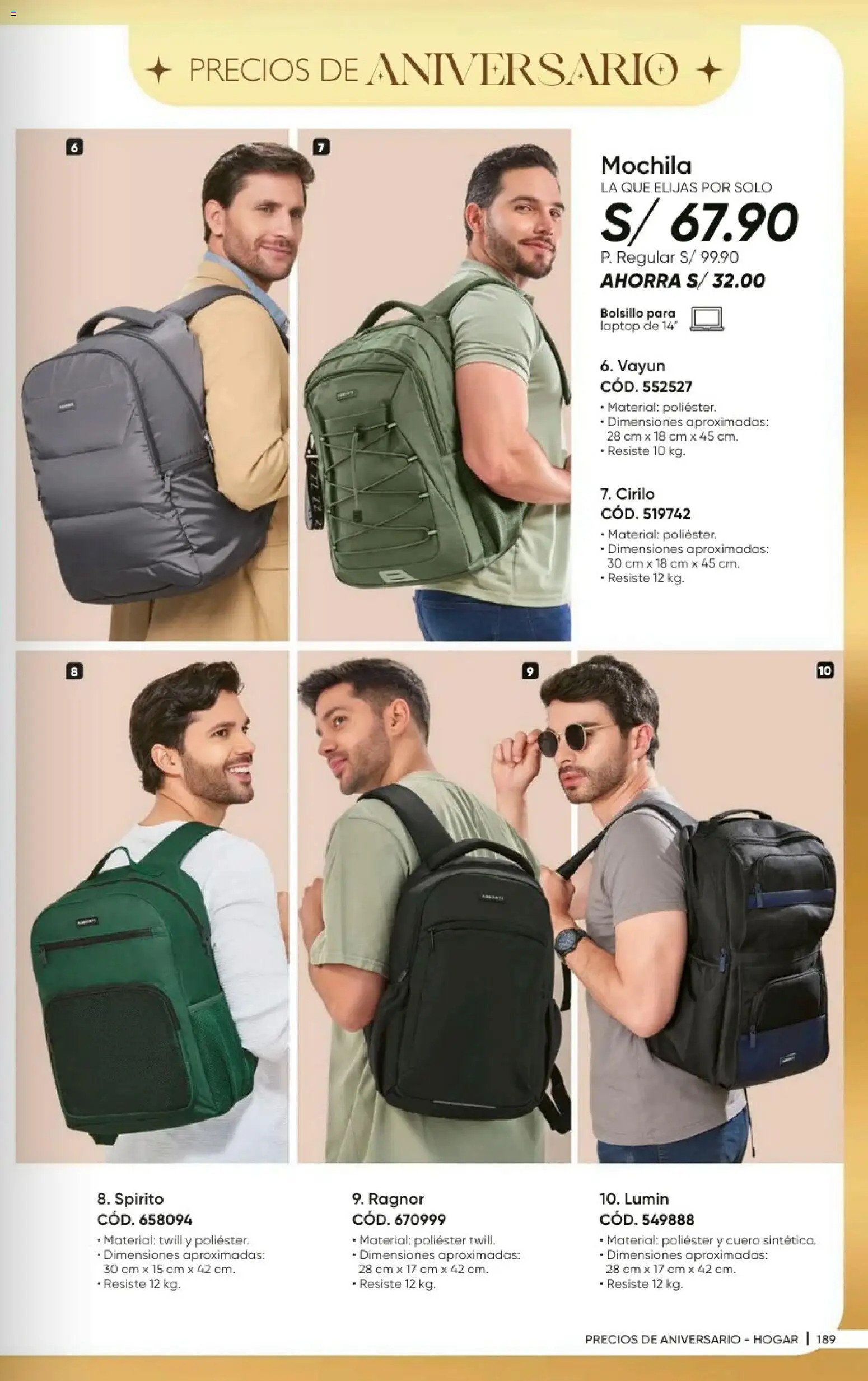 Catálogo Azzorti válido desde 20/09/2026 | Página: 191 | Productos: Mochila, Laptop