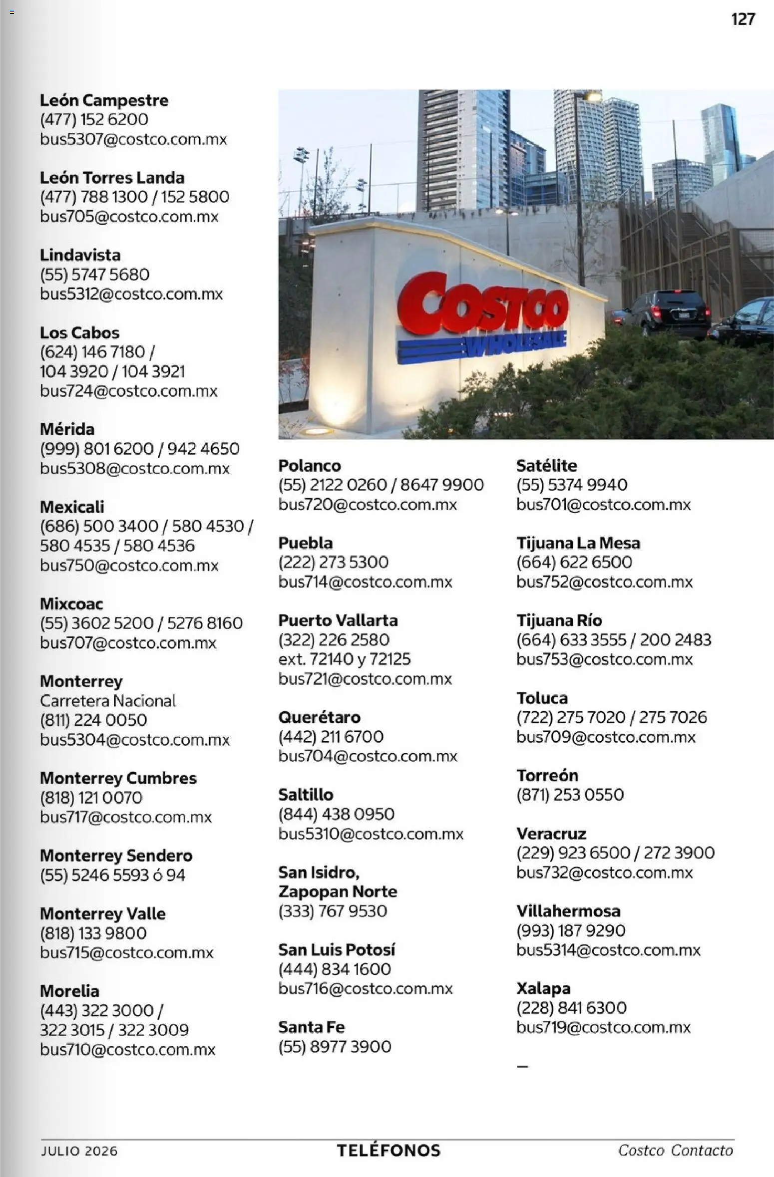 Nuevas ofertas de Costco válidas en toda la República Mexicana desde el 01/07/2026. ¡Encuentra las mejores ofertas en Costco Revista Julio 2026! | Página: 127 | Productos: Mesa, Satélite