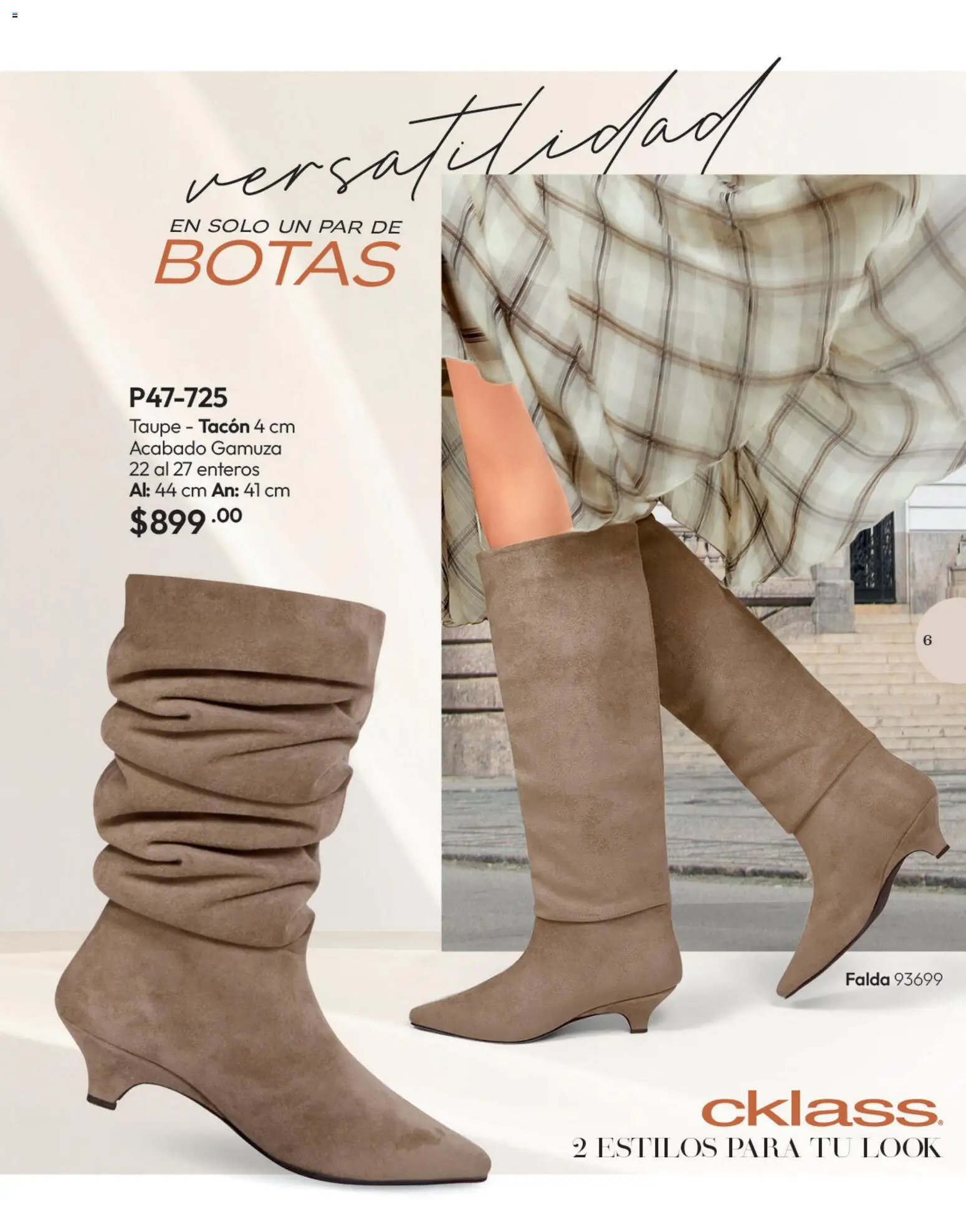 Nuevas ofertas de Cklass válidas en toda la República Mexicana desde el 11/09/2026. ¡Encuentra las mejores ofertas en Cklass catálogo Invierno! | Página: 196 | Productos: Botas, Gamuza, Falda