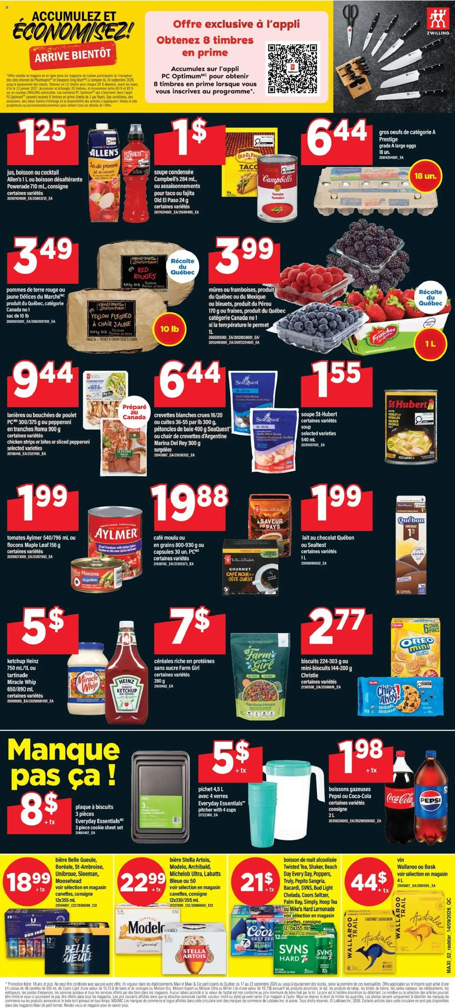 Maxi flyer valid from Sep 17, 2026 | Page: 2