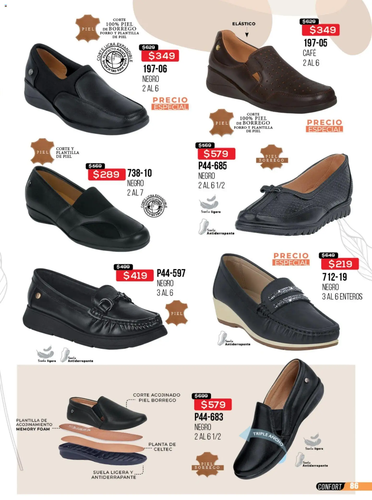 Nuevas ofertas de Cklass válidas en toda la República Mexicana desde el 23/06/2026. ¡Encuentra las mejores ofertas en Cklass catálogo Rebajas sobre rebajas calzado! | Página: 87 | Productos: Café, Planta