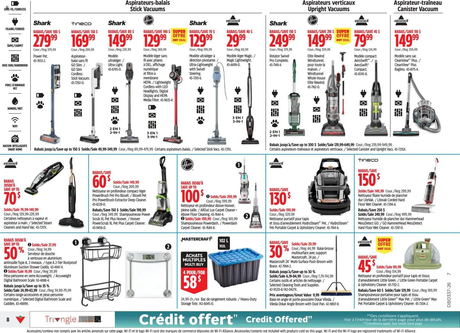Canadian Tire flyer valid from Sep 10, 2026 | Page: 8 | Products: Tools, Shower, Carpet