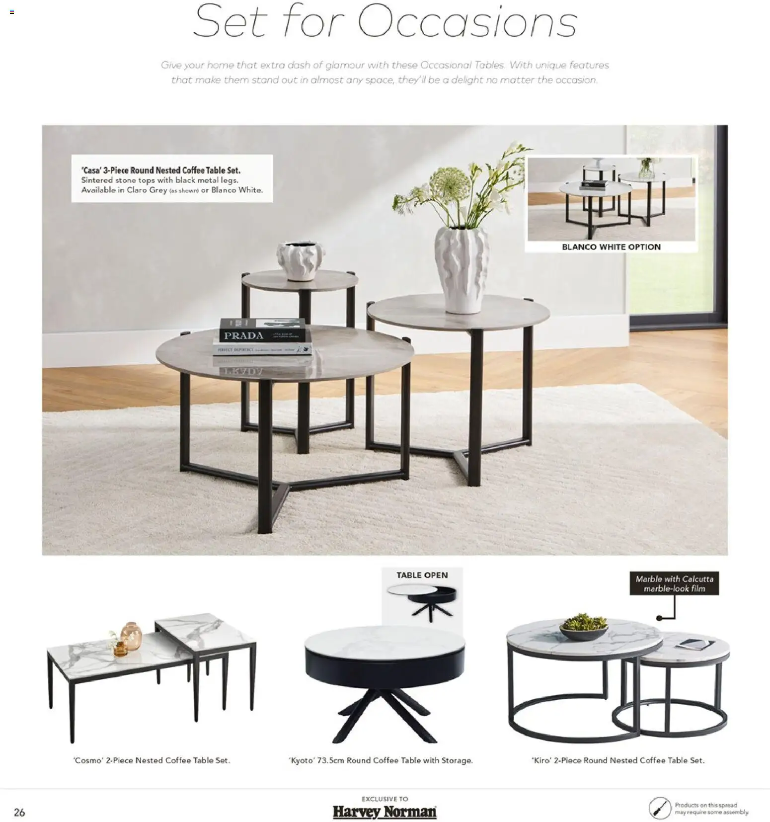 Harvey Norman catalogue - valid from 12.02.2026 | Page: 26 | Products: Coffee table, Table, Coffee