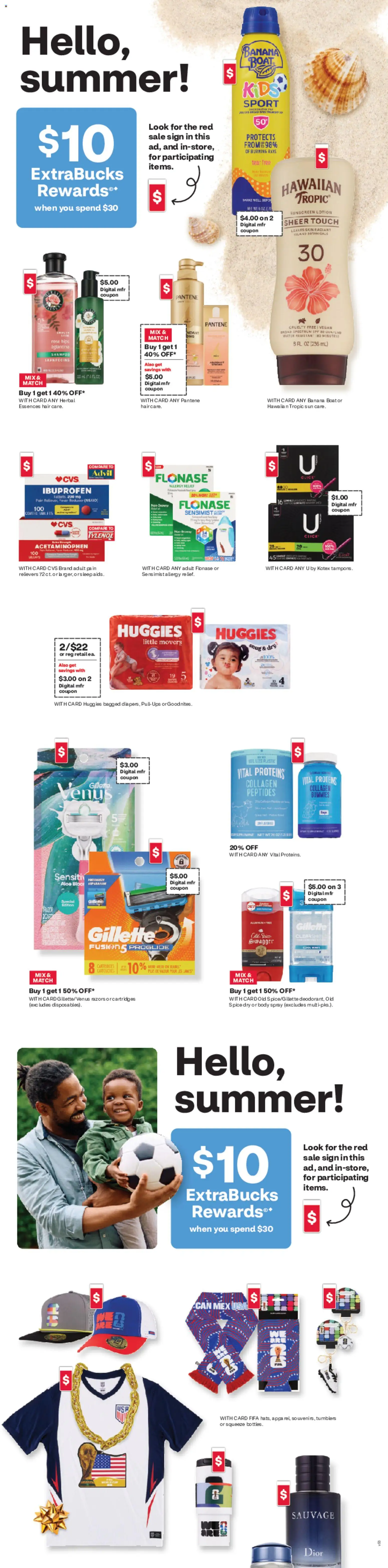 CVS Pharmacy Weekly Ad - CO - valid from 14.06.2026 | Page: 3 | Products: Shampoo, Sunscreen, Water