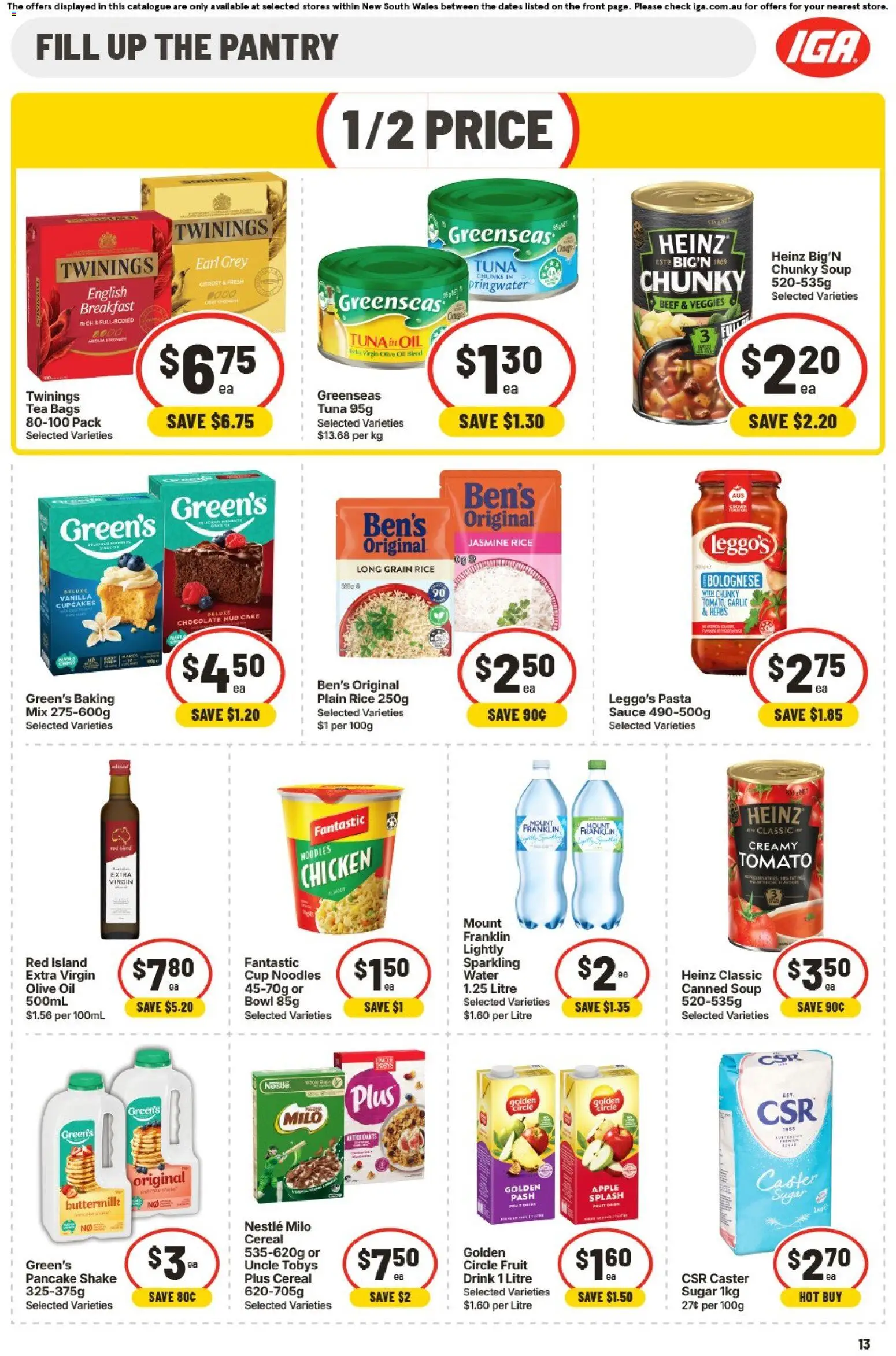 IGA catalogue - valid from 26/08/2026 | Page: 12 | Products: Bacon, Ginger, Chicken, Chicken breast
