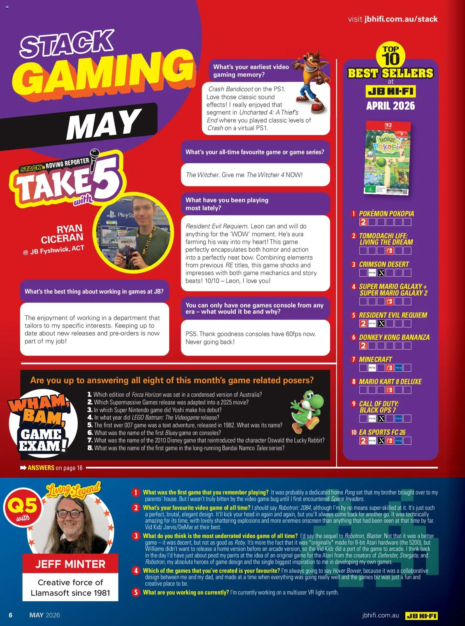 JB Hi-Fi catalogue - valid from 01.05.2026 | Page: 6 | Products: Light, Pants, Date, Game