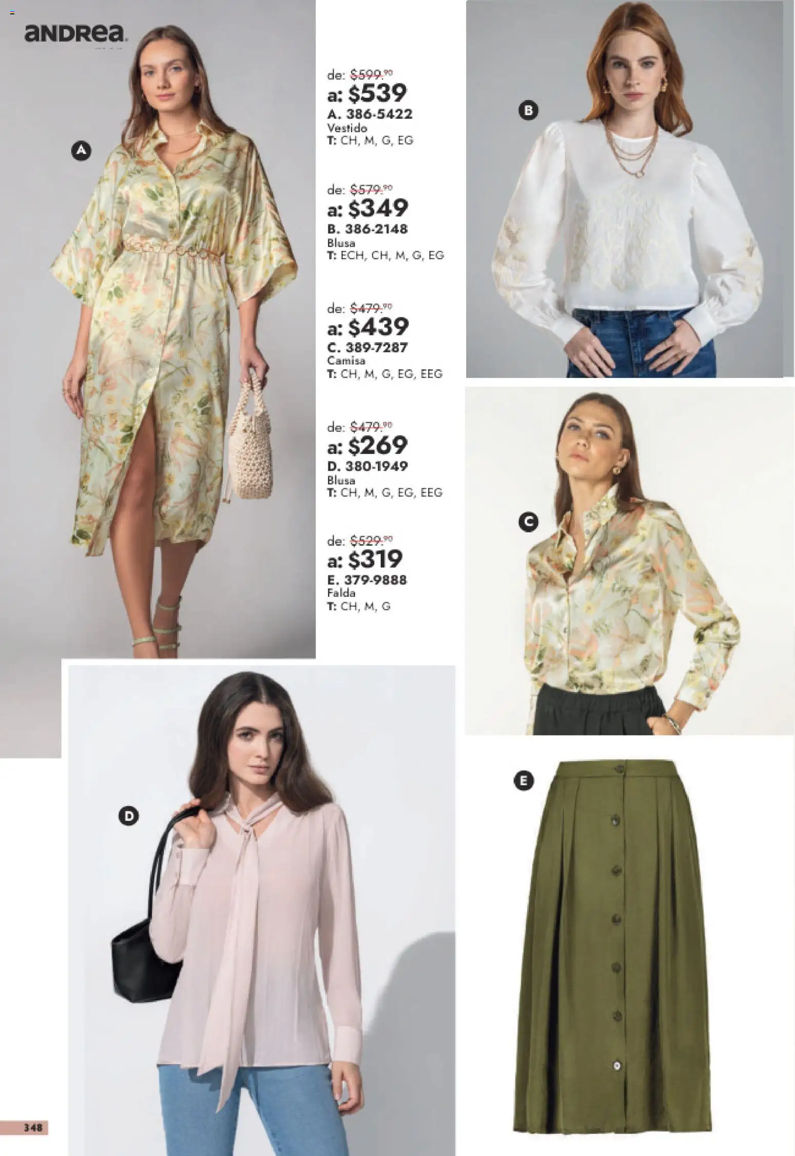 Nuevas ofertas de Andrea válidas en toda la República Mexicana desde el 26/07/2026. ¡Encuentra las mejores ofertas en Andrea catálogo Outlet! | Página: 348