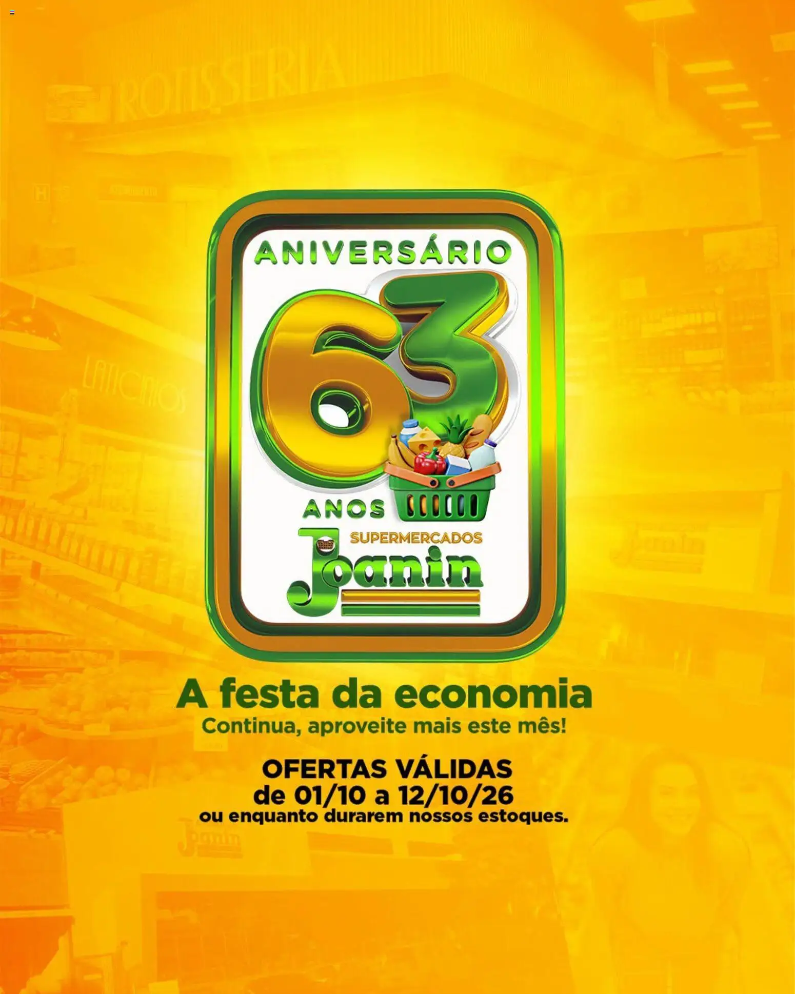 Supermercados Joanin Folheto - válido de 01/10/2026 | Página: 1