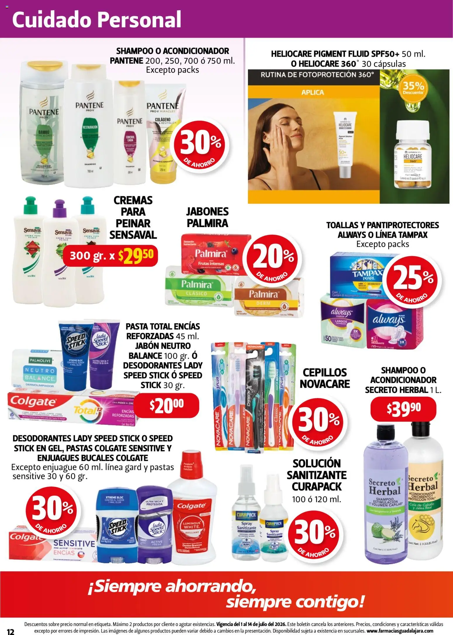 Nuevas ofertas de Farmacia Guadalajara válidas en toda la República Mexicana desde el 01/07/2026. ¡Encuentra las mejores ofertas en Farmacia Guadalajara catálogo! | Página: 12