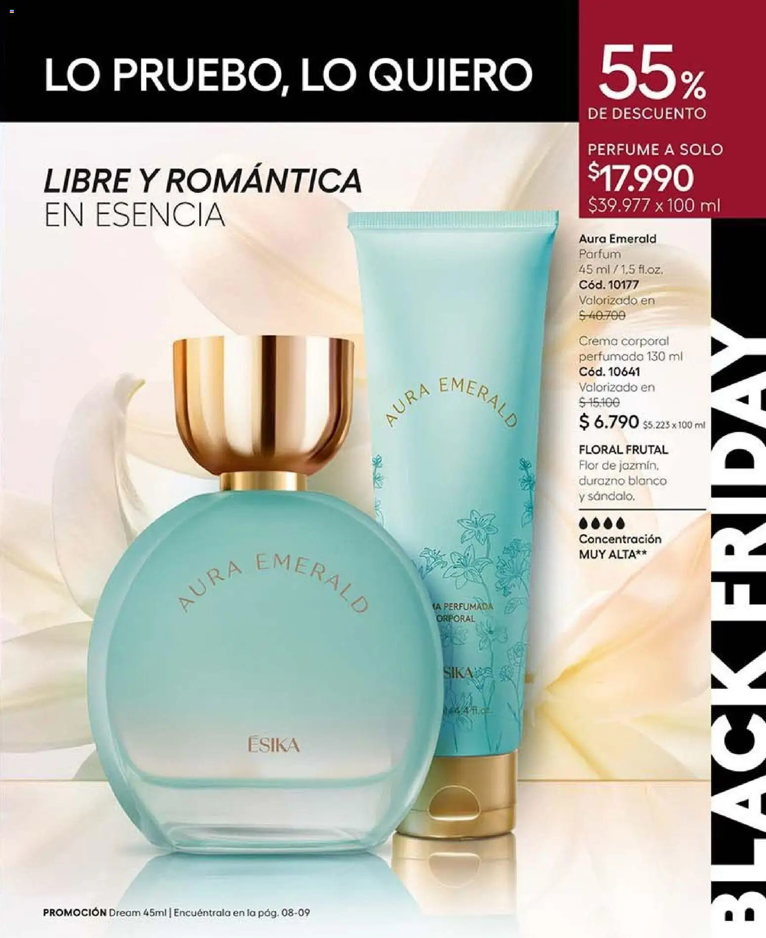 Catálogo Ésika Campaña 16 │ válido desde el 28.09.2026 | Página: 35 | Productos: Perfume, Durazno, Crema