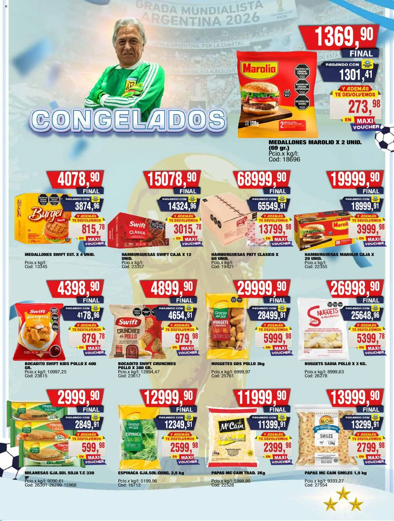 Maxiconsumo ofertas │ válido desde el 15.06.2026 | Página: 15 | Productos: Pollo, Caja, Milanesa, Espinaca