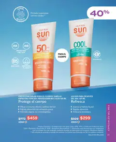 Vista previa de JAFRA catálogo, nuevo folleto de la tienda, válido en México a partir del 01.06.2026 | Página: 23 | Productos: Agua, Loción, Body, Protector solar