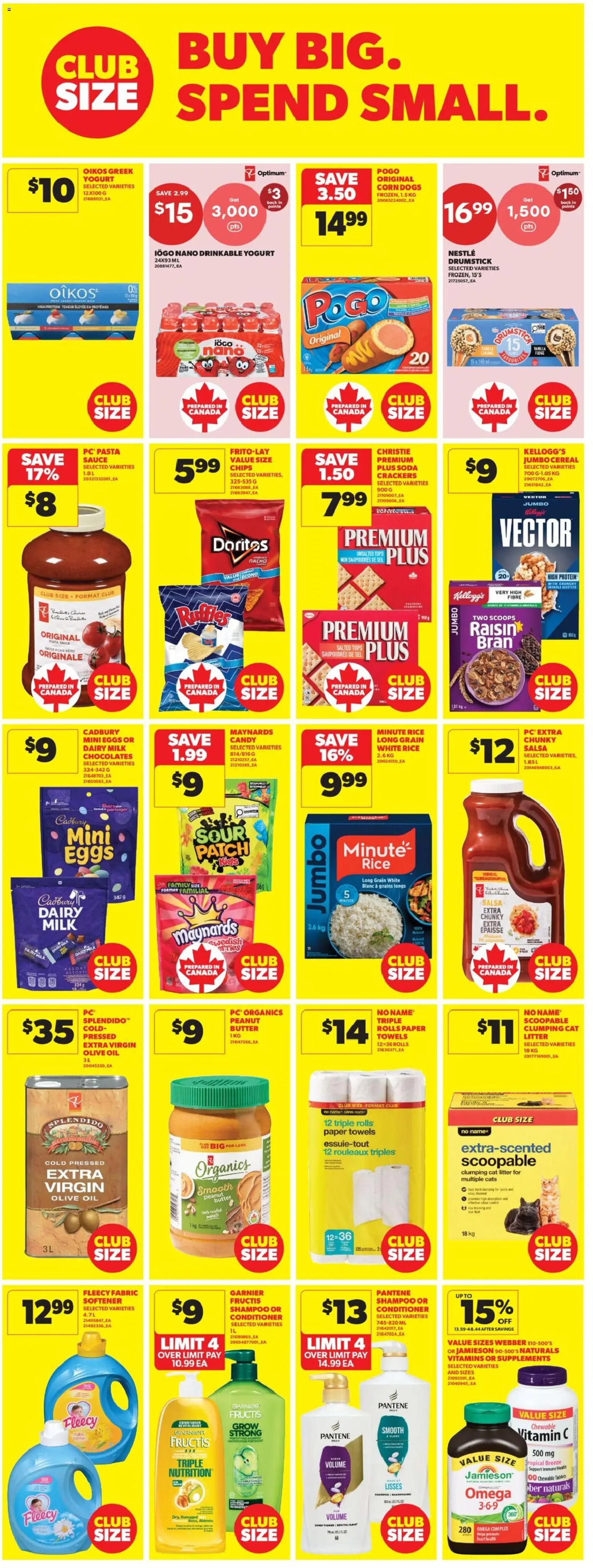 Real Canadian Superstore flyer valid from Aug 6, 2026 | Page: 21 | Products: Crackers, Grains, Oil, Protein