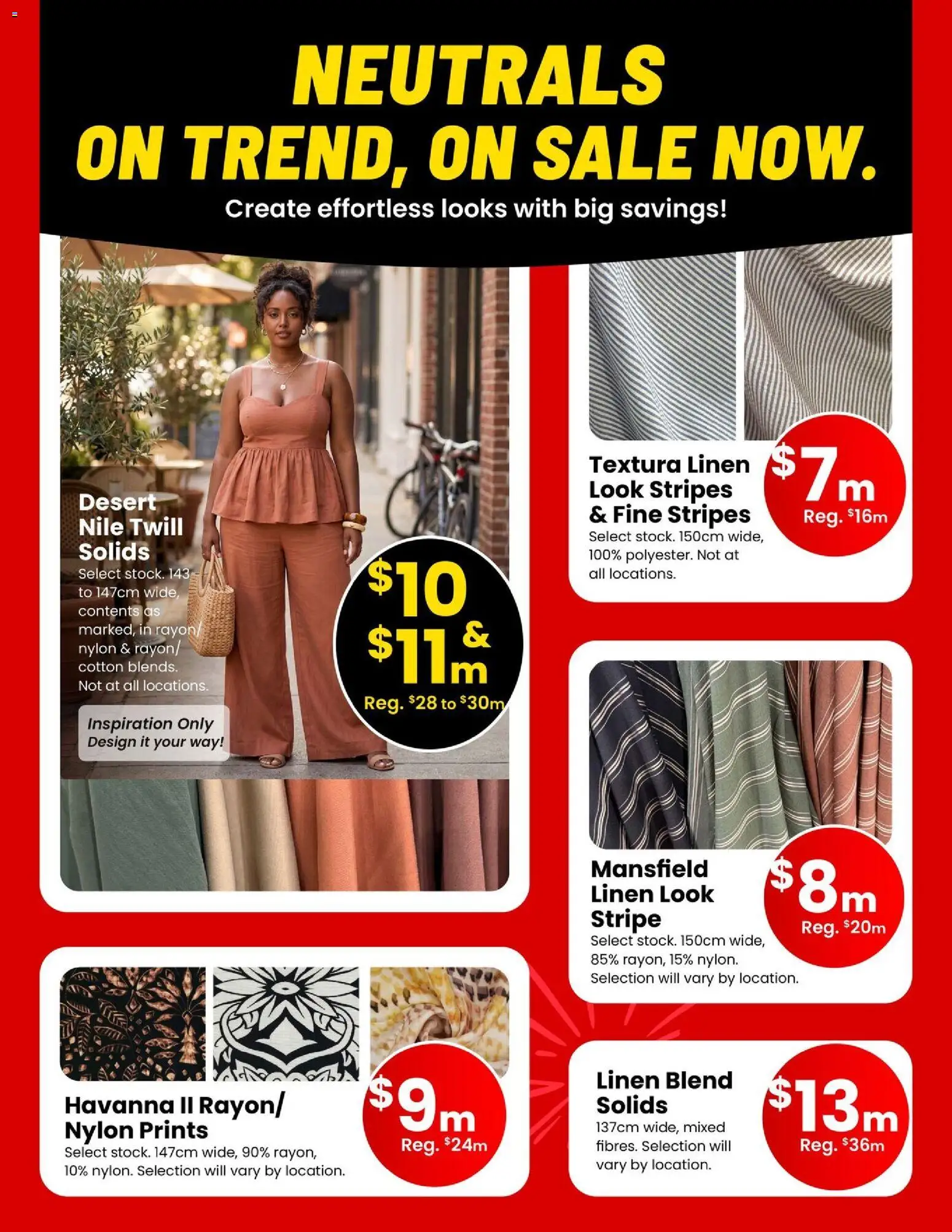 Fabricland flyer valid from Aug 1, 2026 | Page: 7